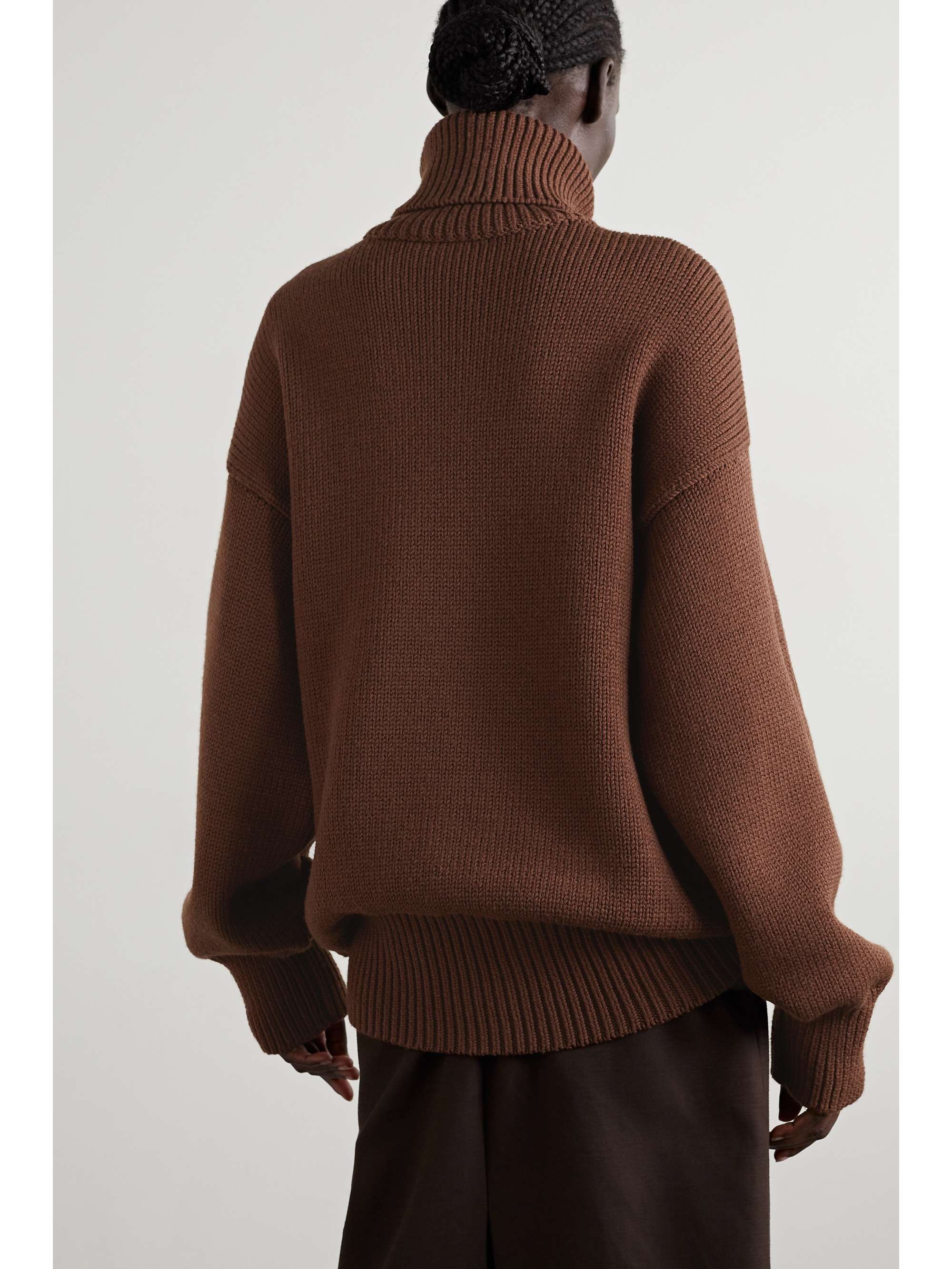 THE ROW Ludo oversized merino wool-blend turtleneck sweater | NET-A-PORTER