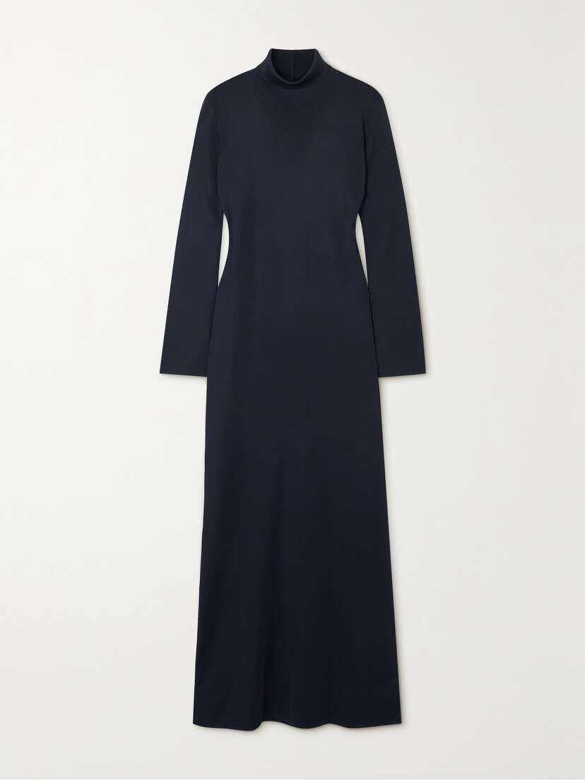 The Row — Alicho jersey turtleneck maxi dress