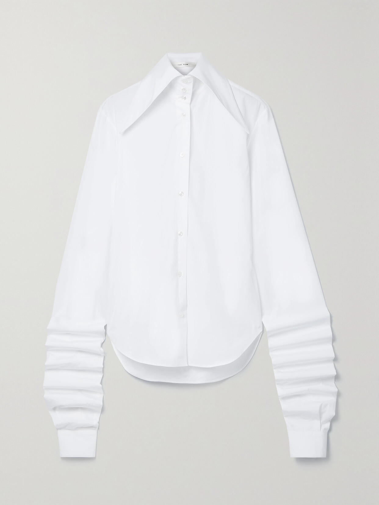 The Row Ace Cotton-poplin Shirt - White