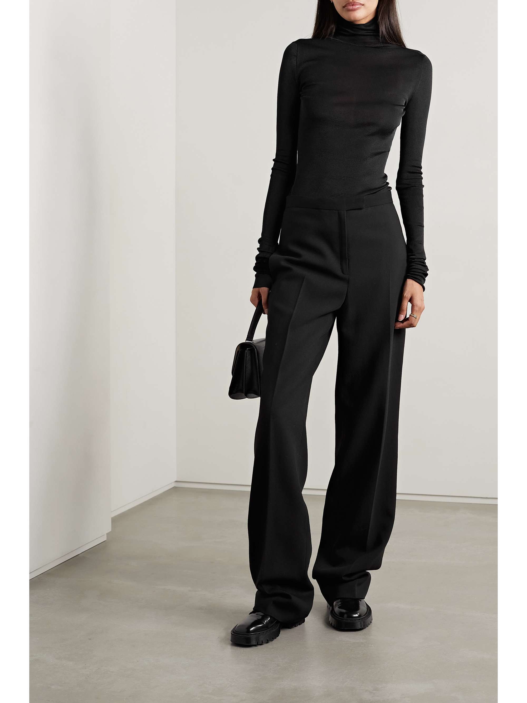 THE ROW Benas jersey turtleneck top