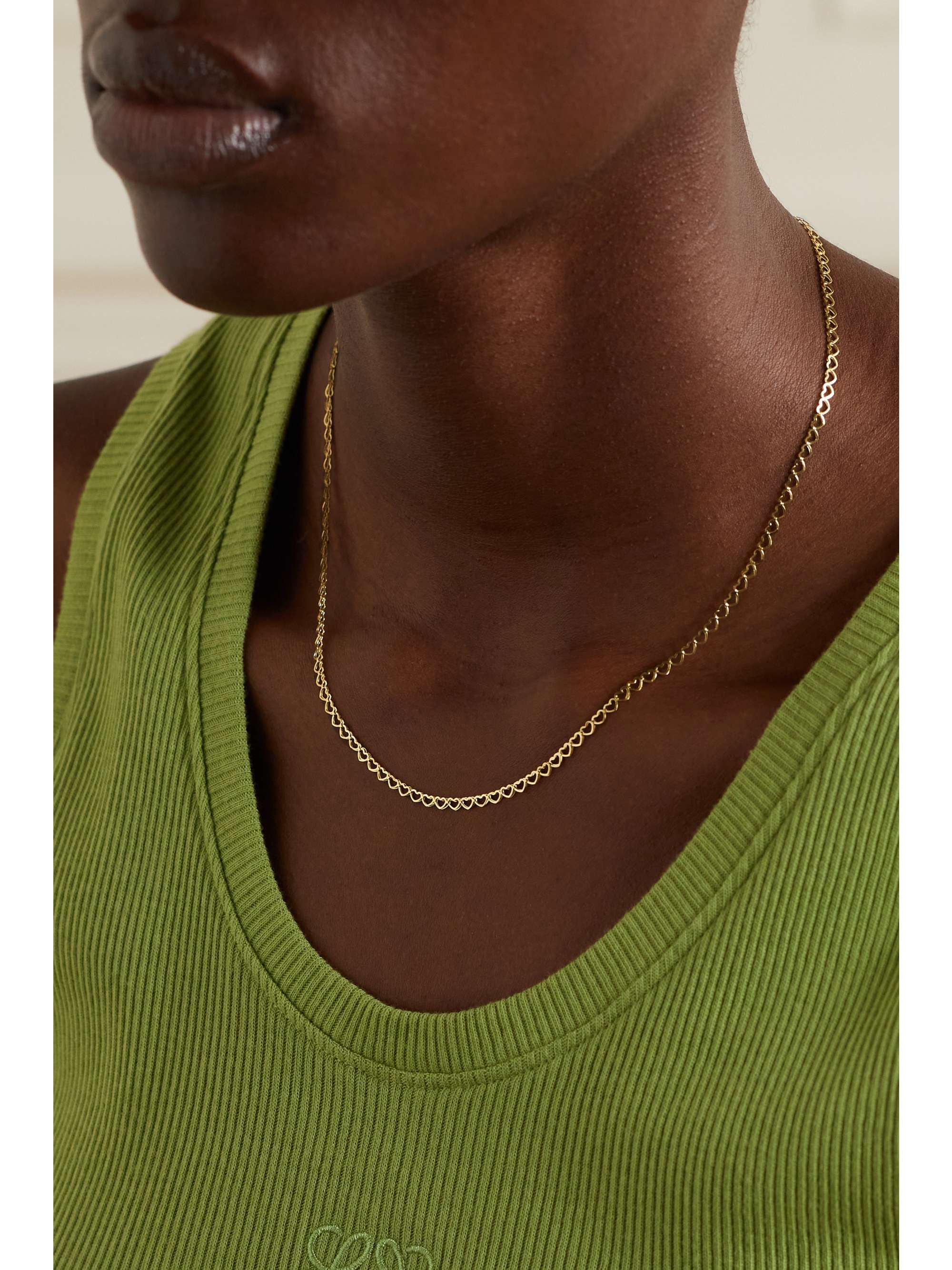 Gold The Heart 10-karat gold necklace 