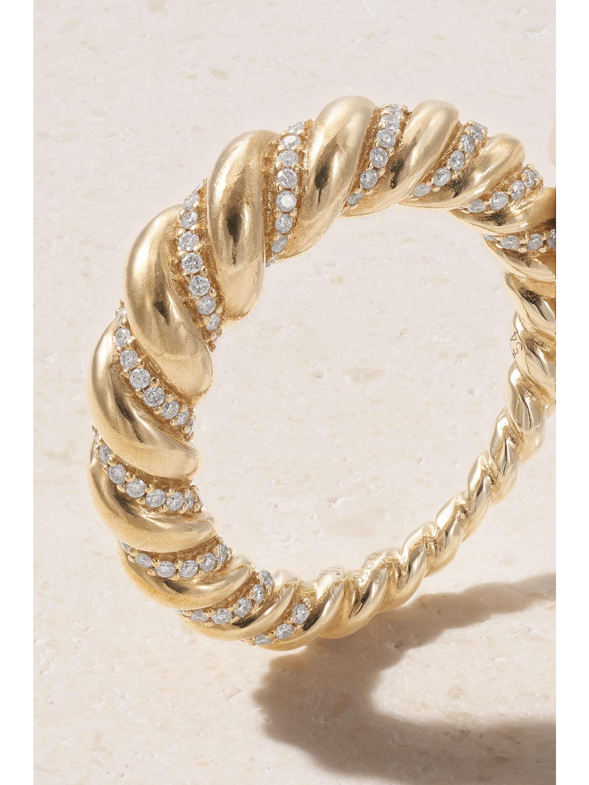 BY PARIAH 9-karat gold diamond ring