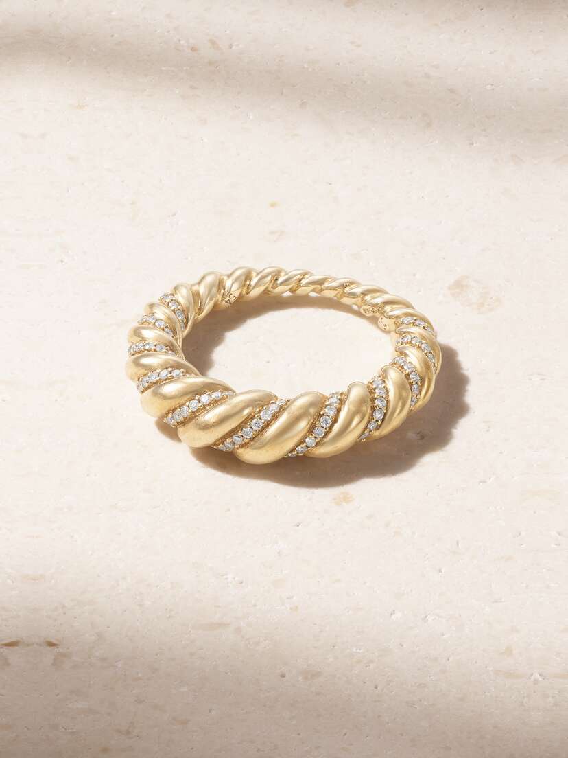 By Pariah + Net Sustain 9-karat Reycled Gold Diamond Ring