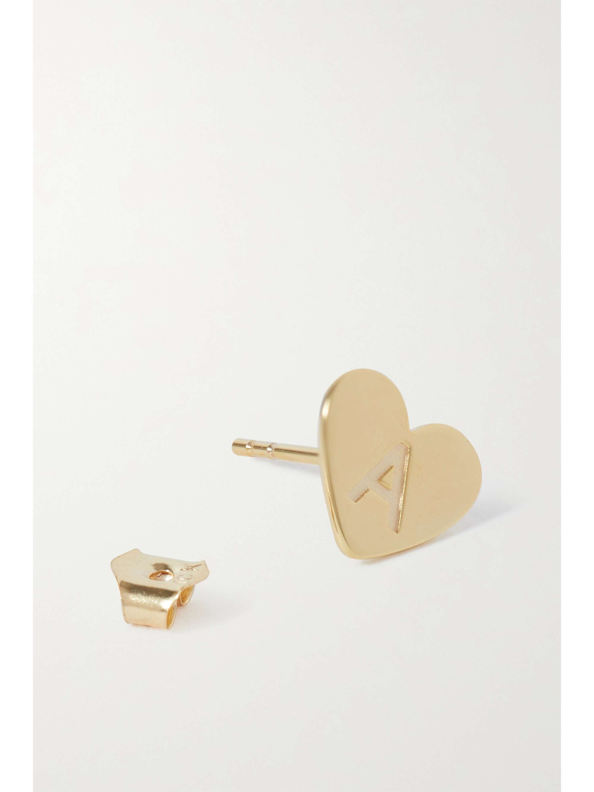 THE M JEWELERS قرط Heart من الذهب عيار 10 قيراطاً
