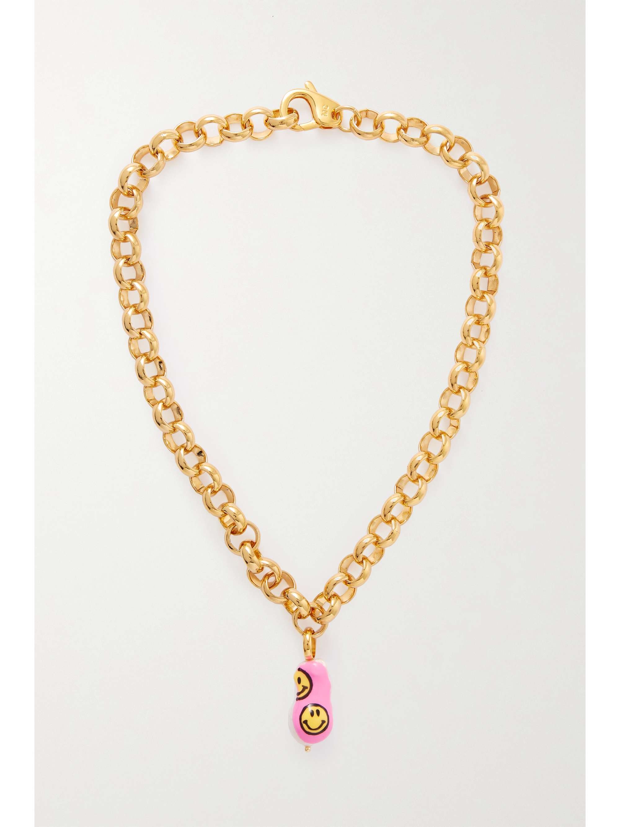 Gold Smiles All Round gold-plated pearl 