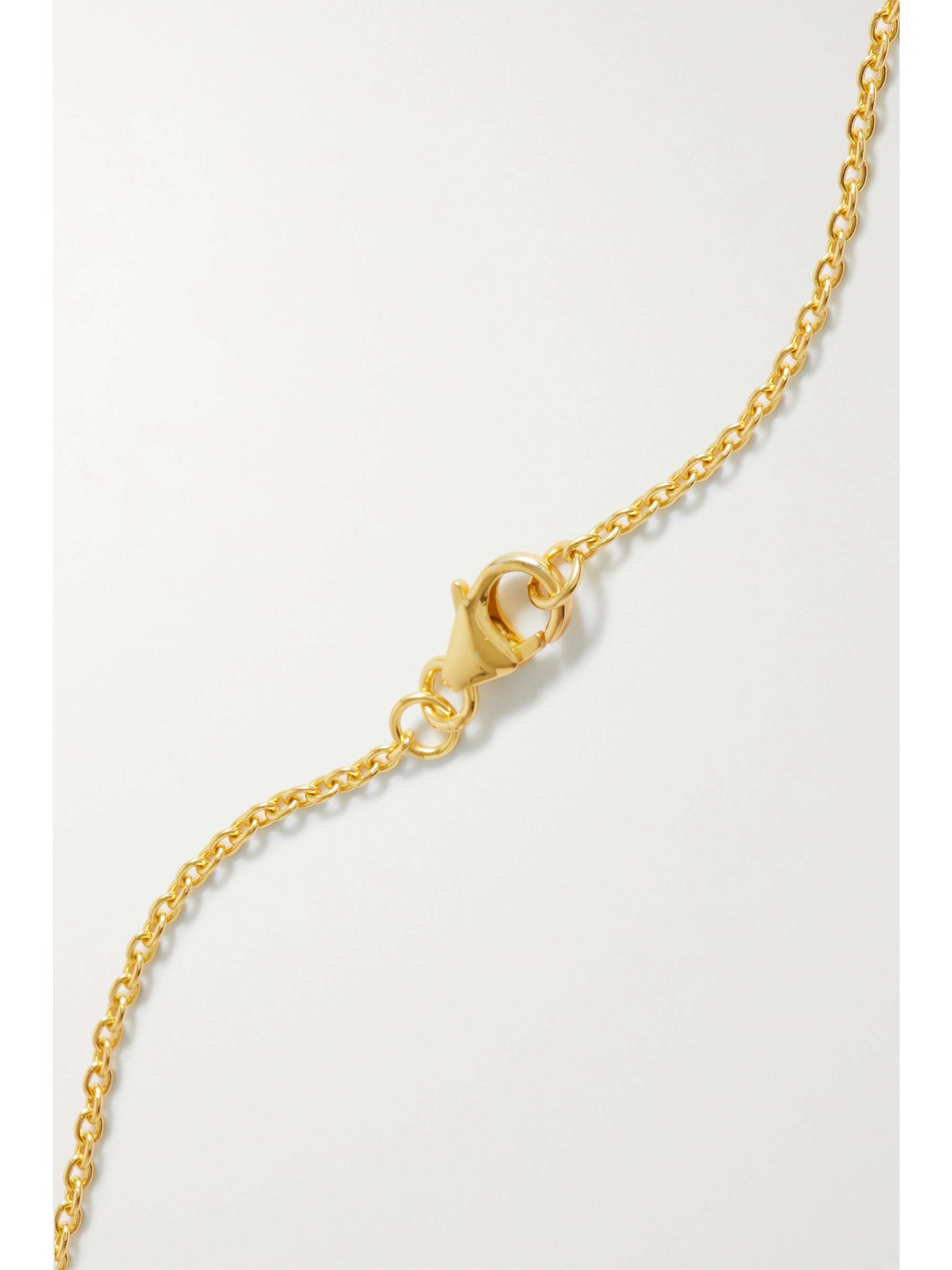 PACHAREE Alphabet gold-plated pearl necklace