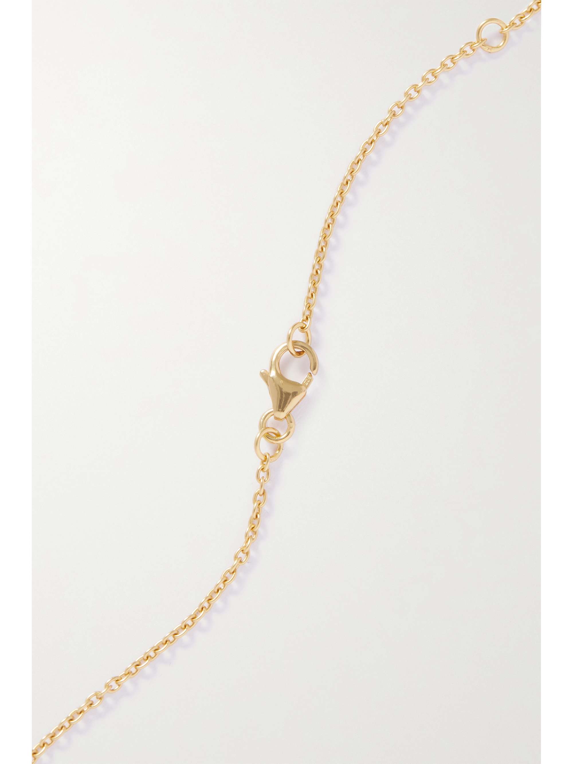 PACHAREE Alphabet gold-plated sapphire necklace