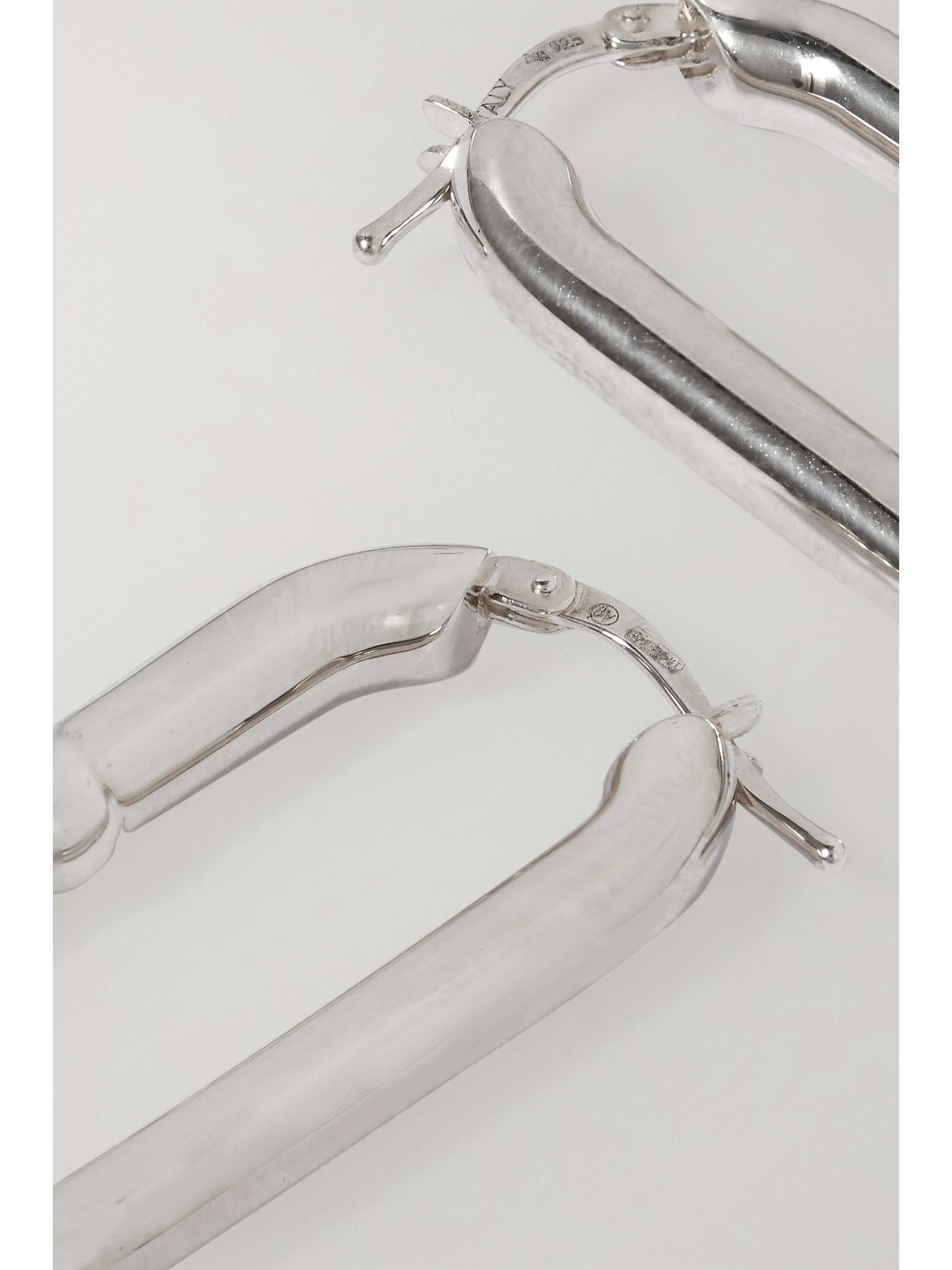 BOTTEGA VENETA Silver hoop earrings