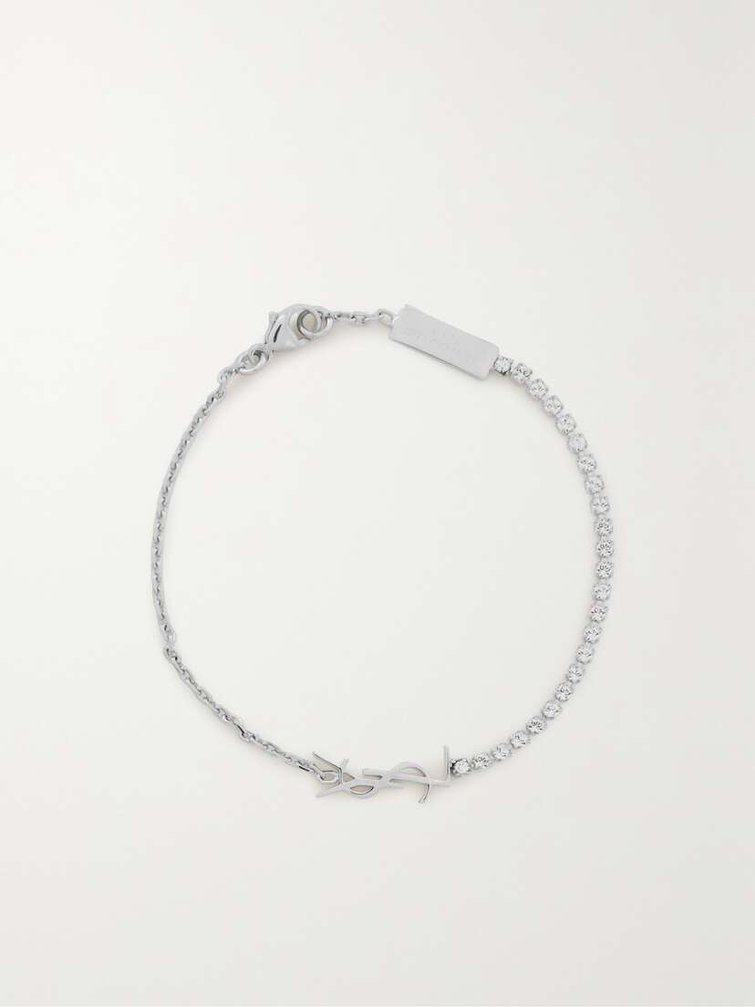 Saint Laurent tone Crystal Bracelet
