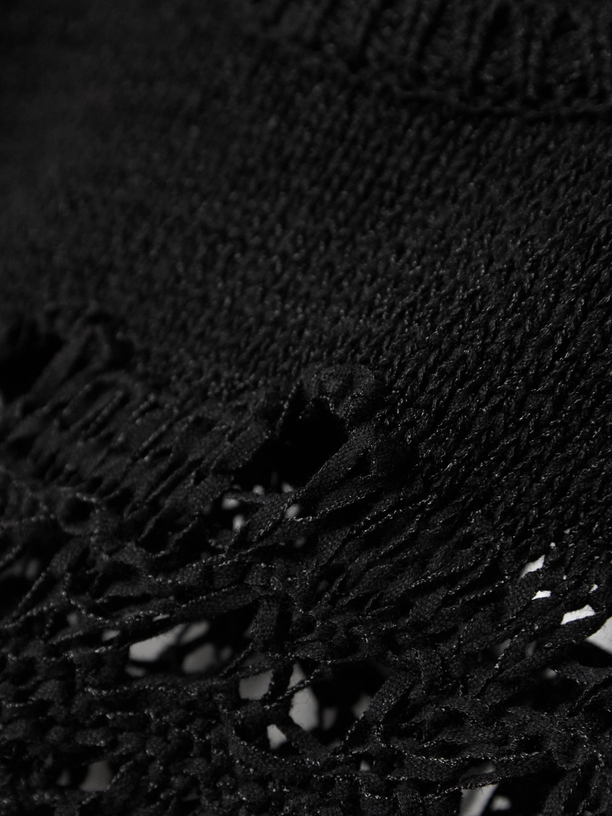 Crochet-Knit Cropped Top