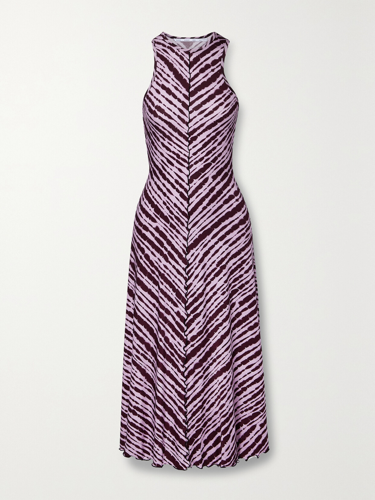 Proenza Schouler White Label - Tie-dyed Stretch-jersey Maxi Dress - Purple