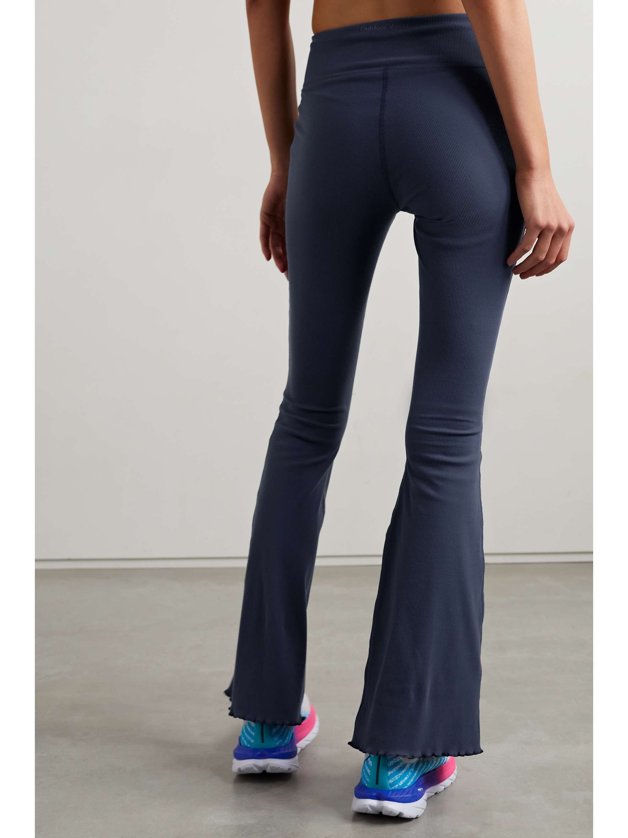 OUTDOOR VOICES Ribbed SuperForm flared pants
