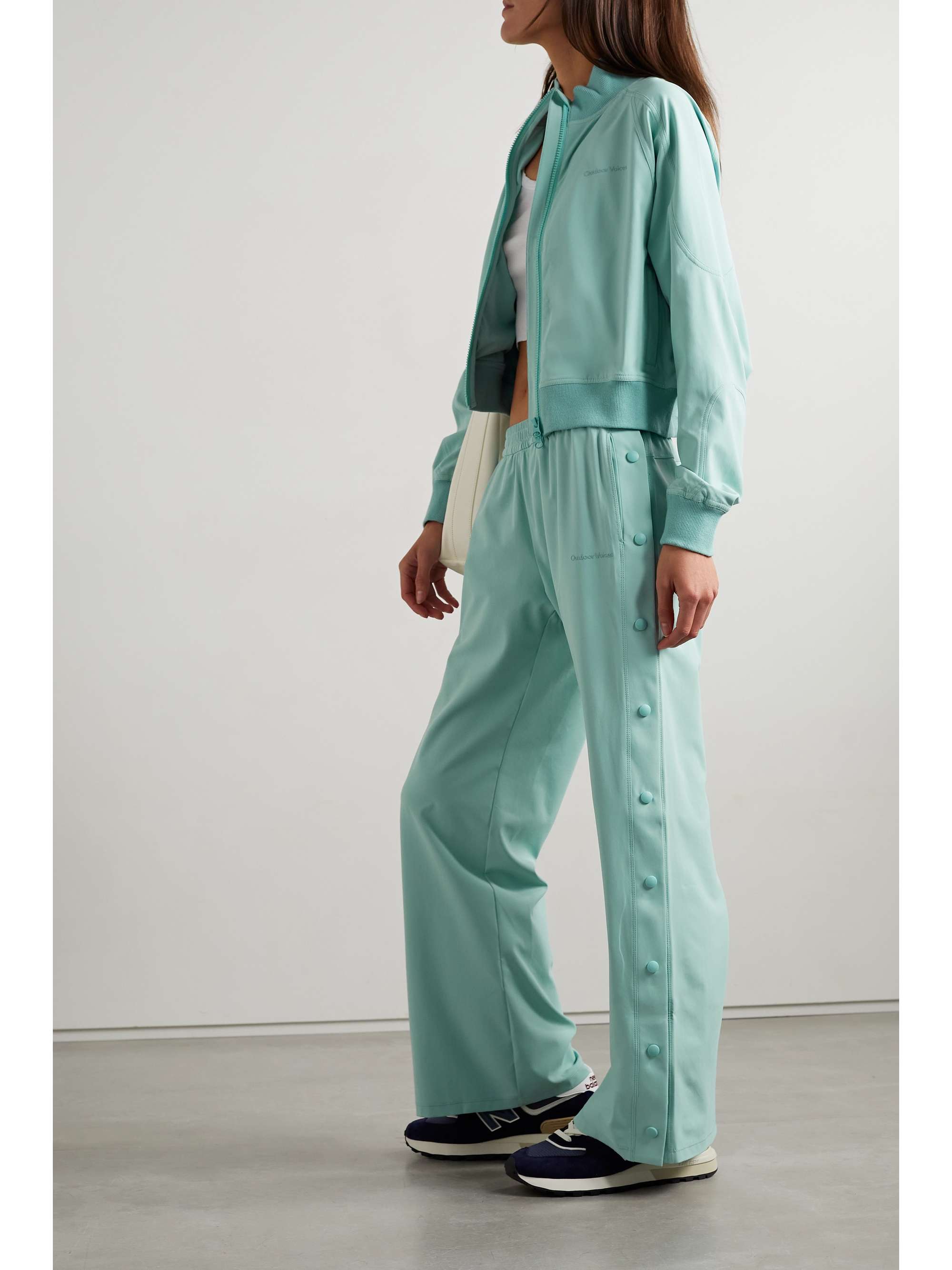 OUTDOOR VOICES High Stride recycledshell track jacket NETAPORTER