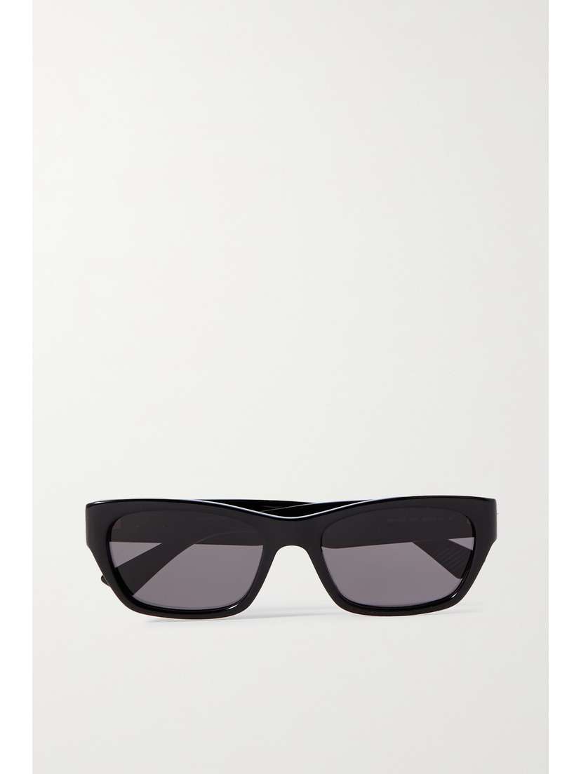 Bottega Veneta Eyewear Square-frame Acetate And Gold-tone Sunglasses