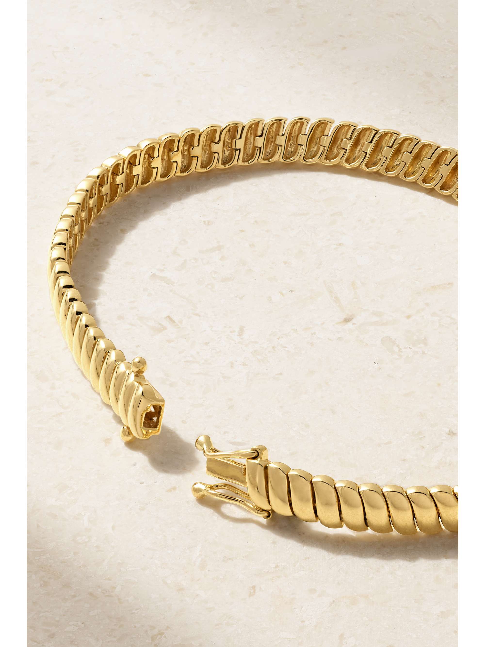 ANITA KO Zoe Thin Armband aus 18 Karat Gelbgold