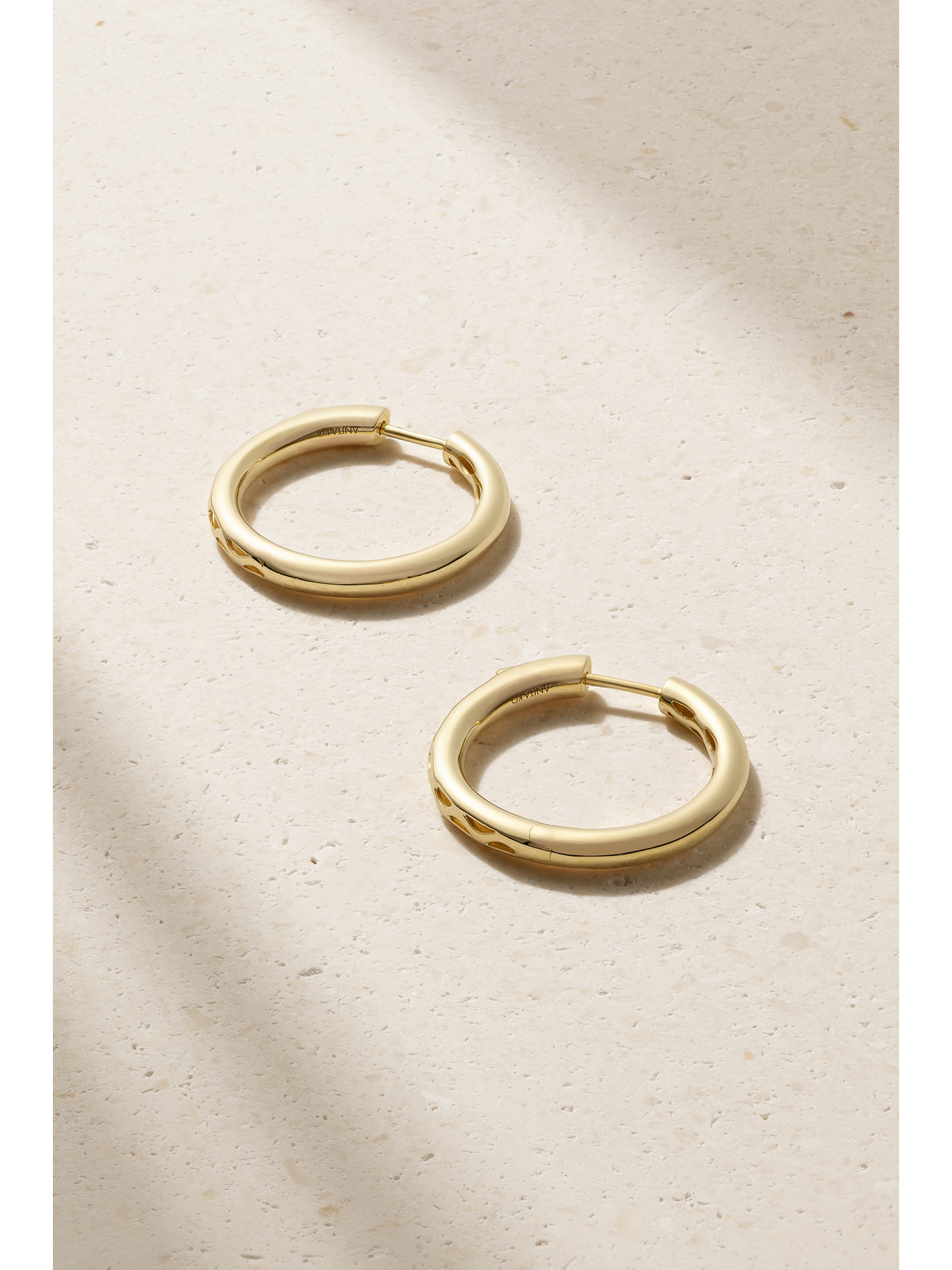 Anita Ko Small 18-karat Gold Hoop Earrings