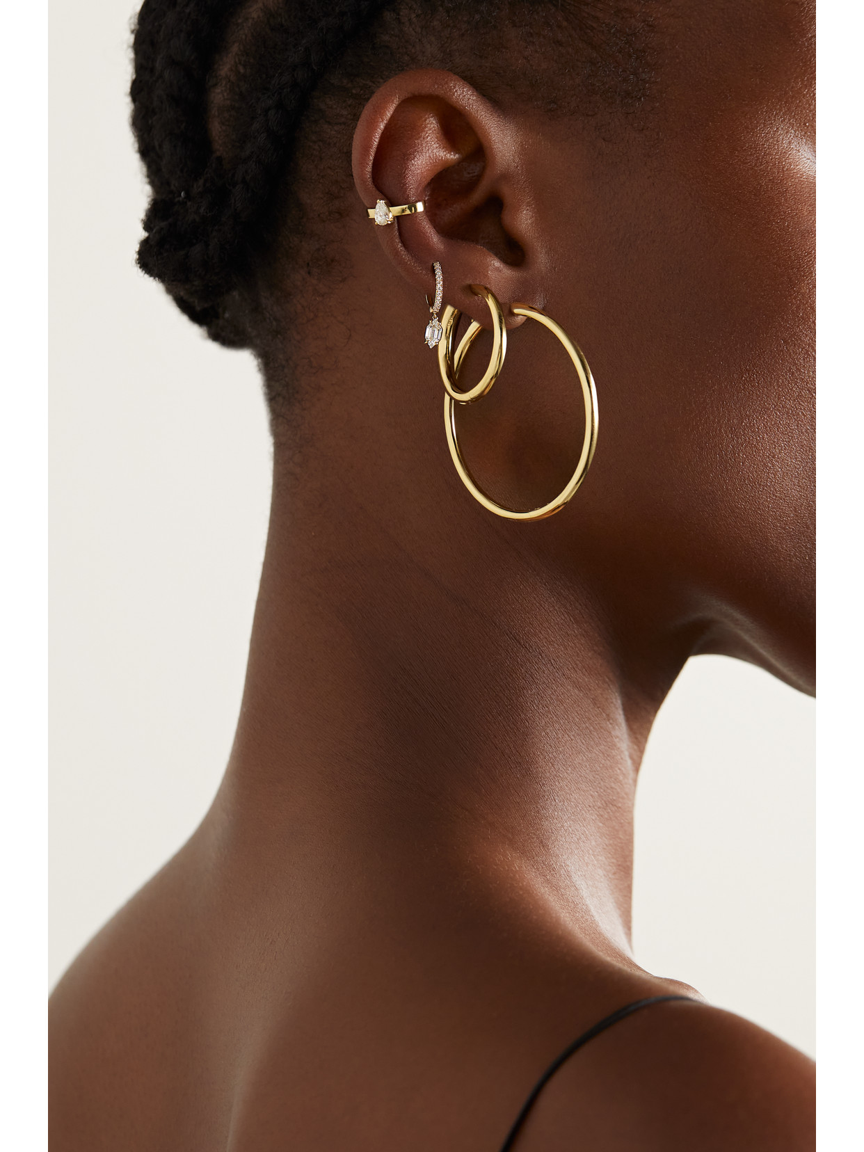 Anita Ko Large 18-karat Gold Hoop Earrings In Gold