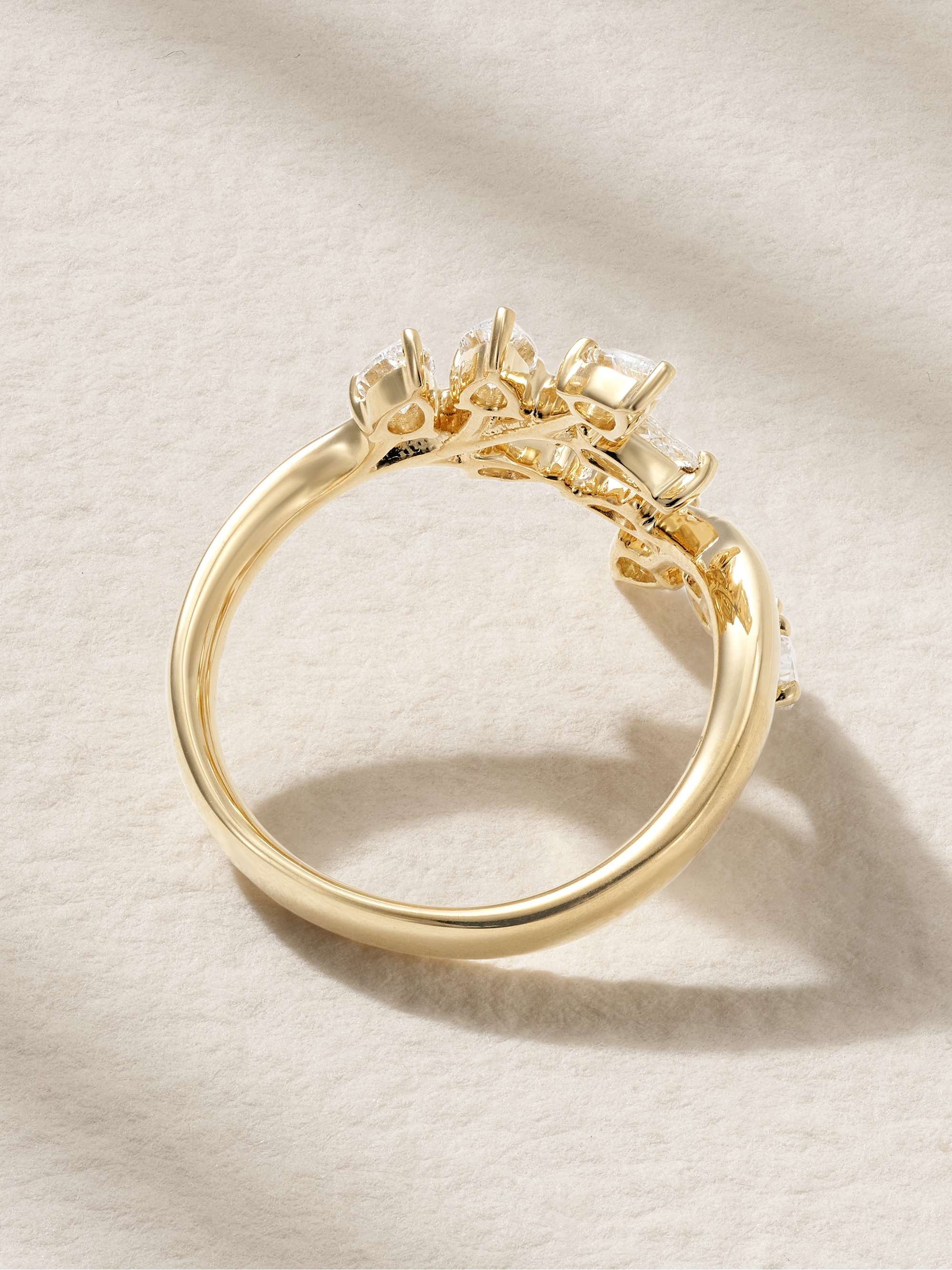 ANITA KO Ivy 18-karat gold diamond ring