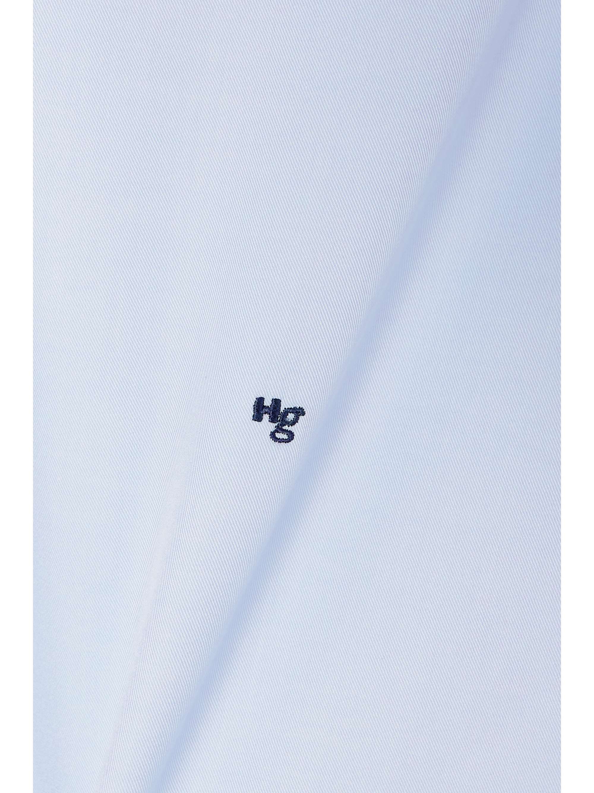 HOMMEGIRLS Embroidered color-block cotton-twill shirt