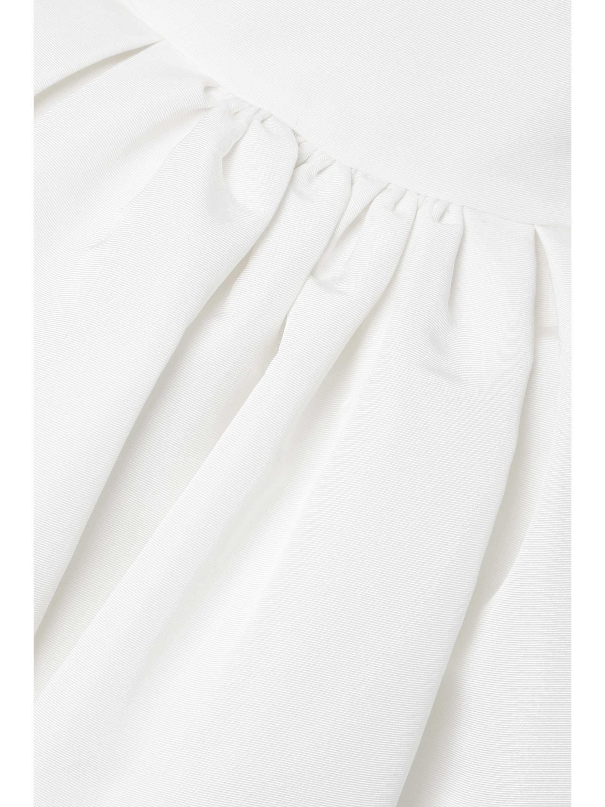 CHRISTOPHER JOHN ROGERS Gathered silk-faille maxi skirt