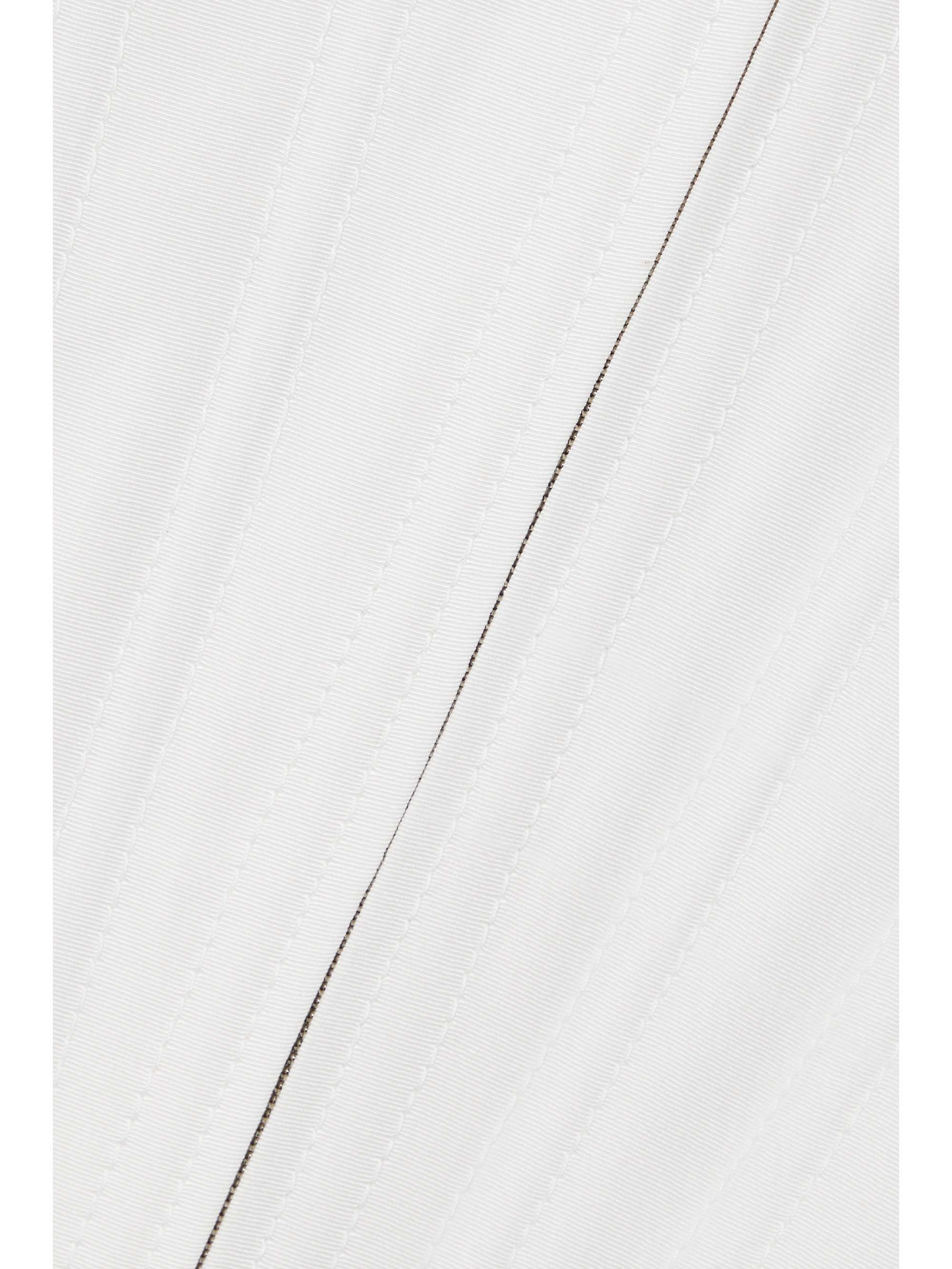 CHRISTOPHER JOHN ROGERS Silk-faille bustier top