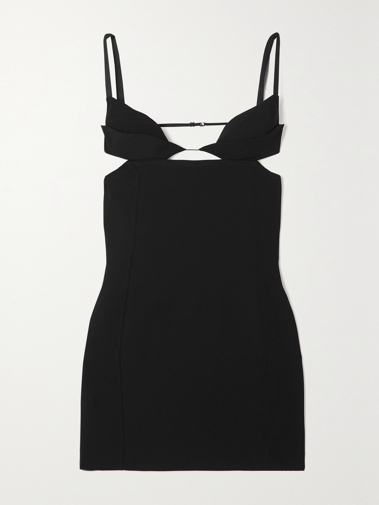 Nensi Dojaka Cutout Crepe Mini Dress