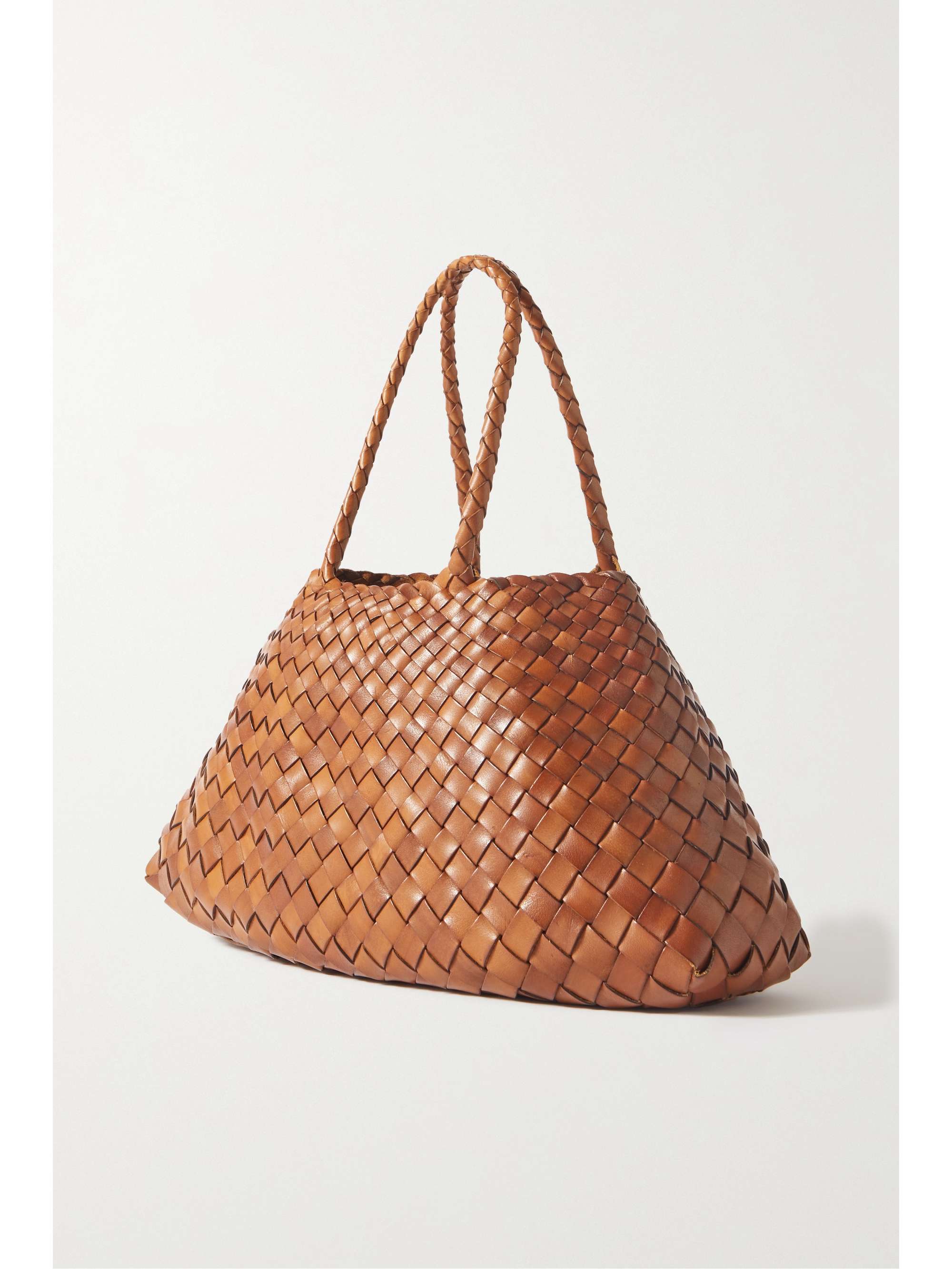 DRAGON DIFFUSION Santa Croce Big woven leather tote NETAPORTER
