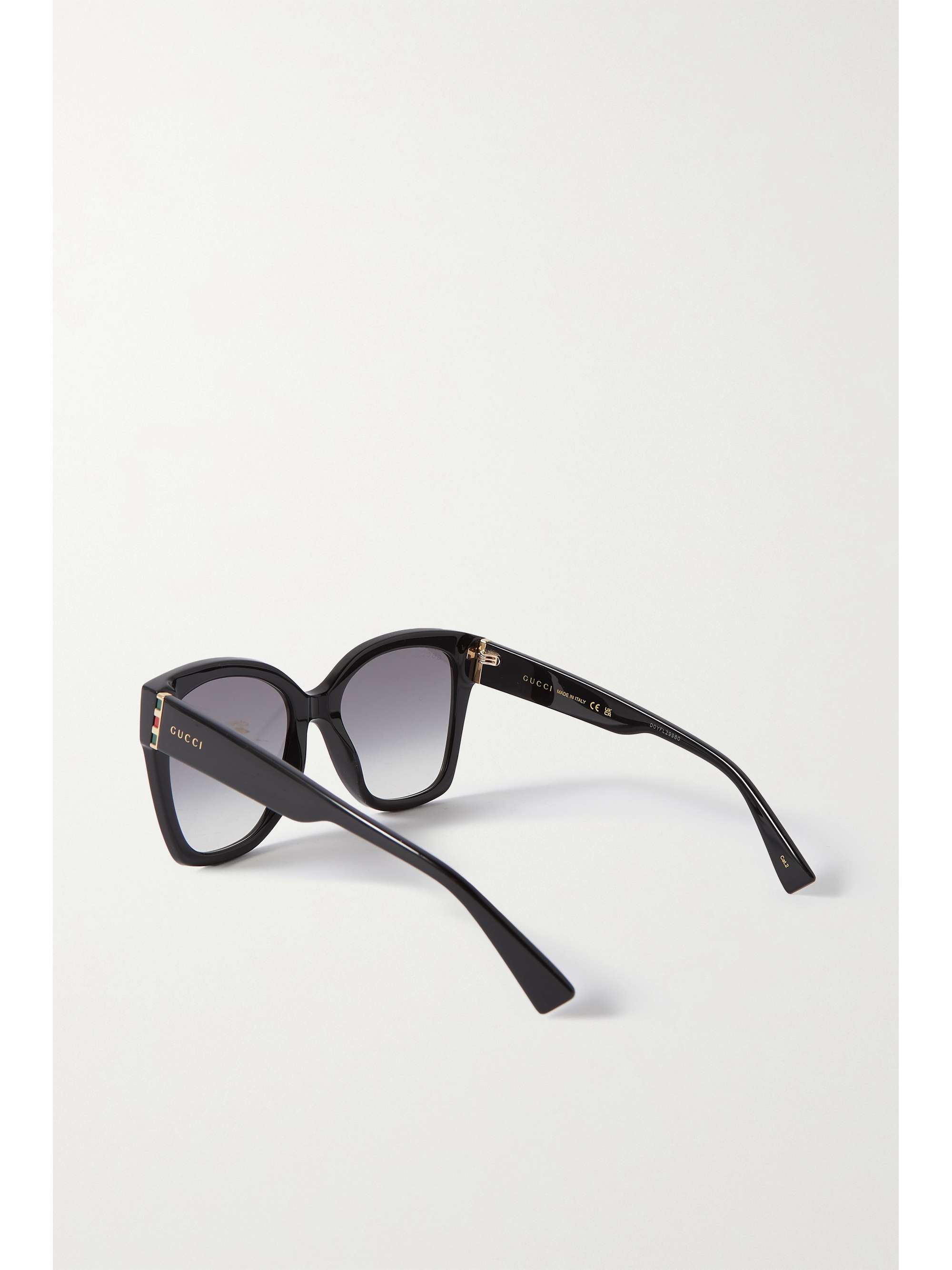 GUCCI EYEWEAR Oversized D-frame acetate sunglasses