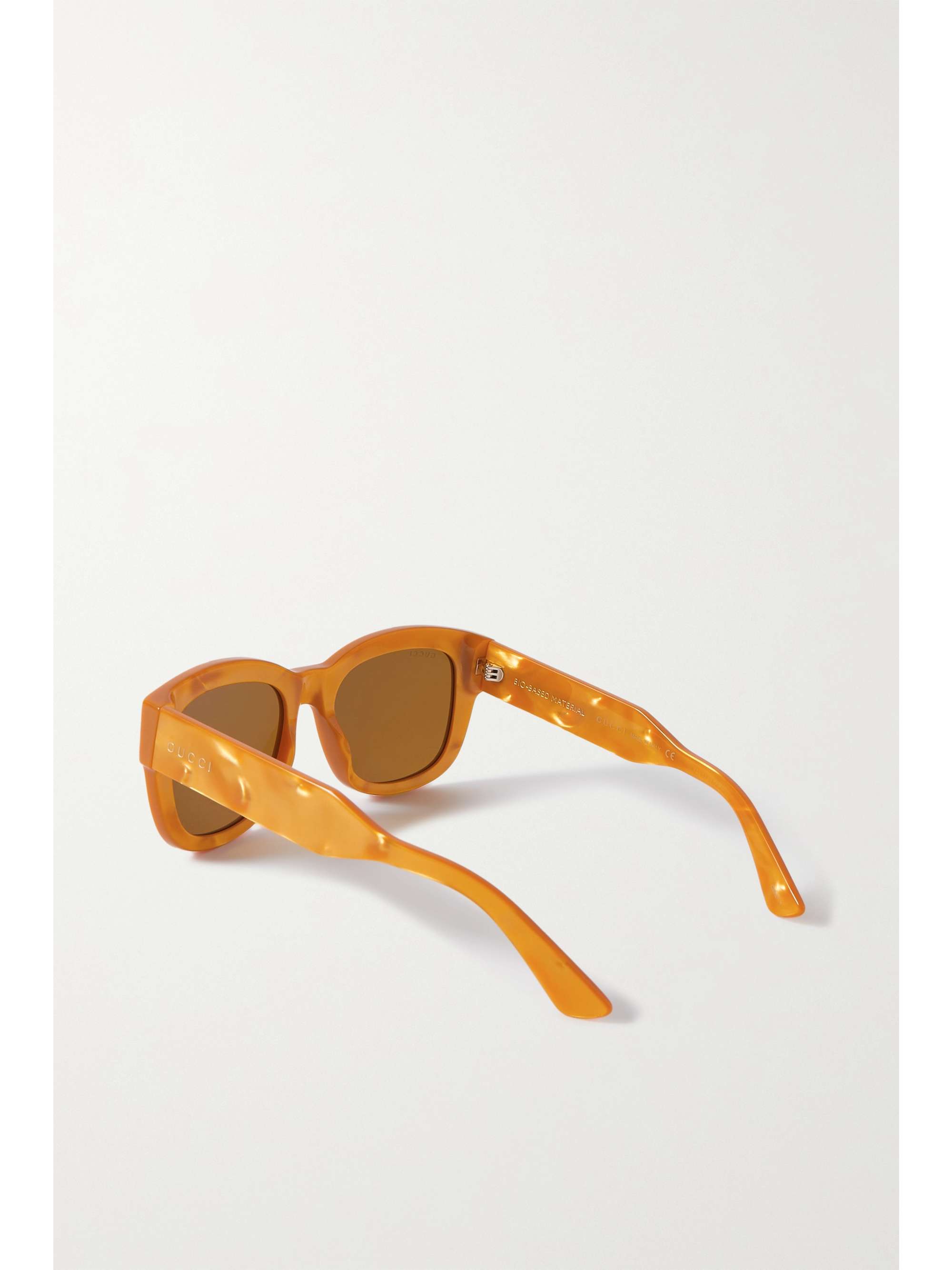 GUCCI EYEWEAR Square-frame tortoiseshell acetate sunglasses