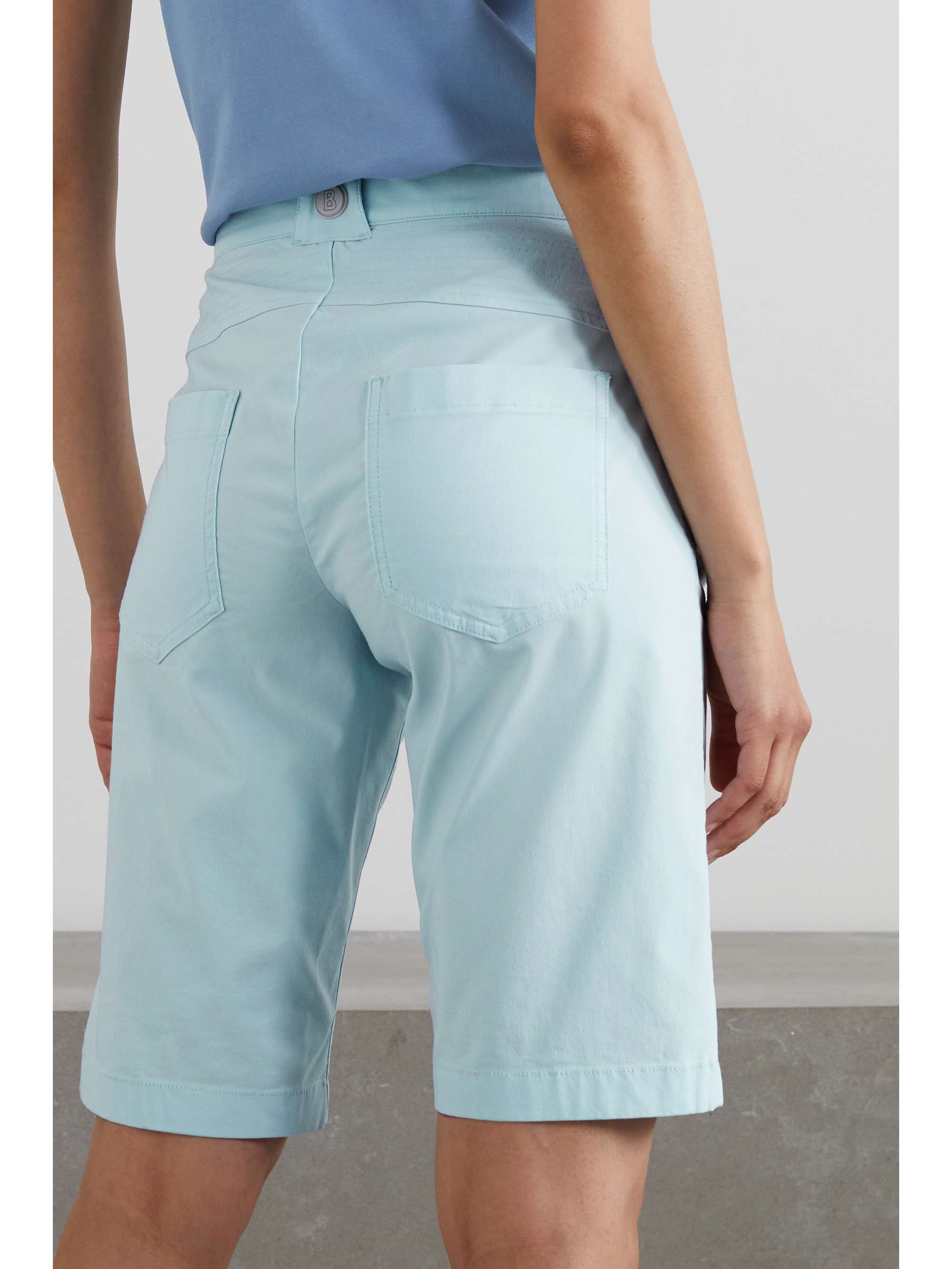 BOGNER Jolita cotton-blend gabardine golf shorts