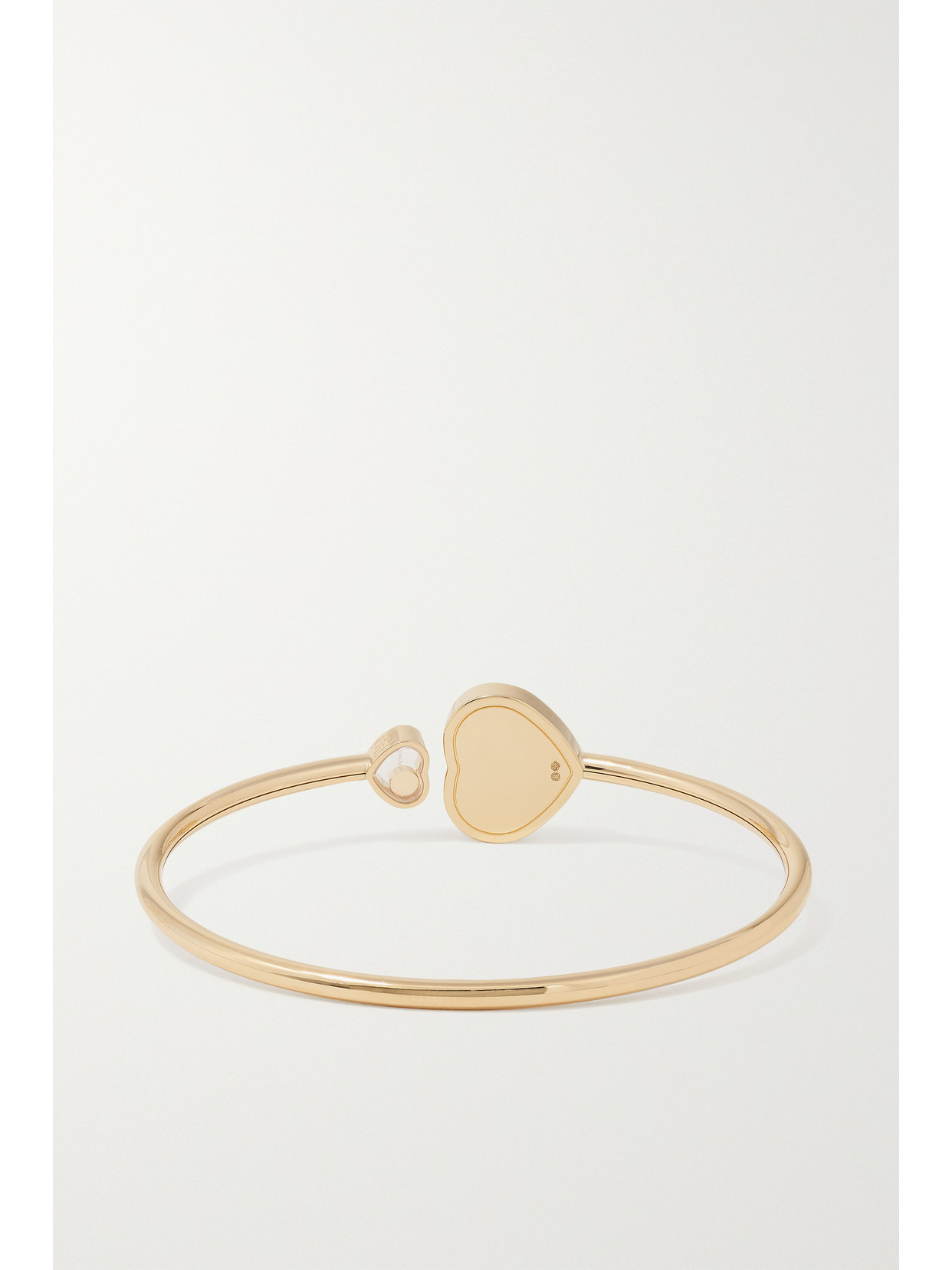 Chopard Happy Hearts 18-karat Gold Diamond Cuff In Gold