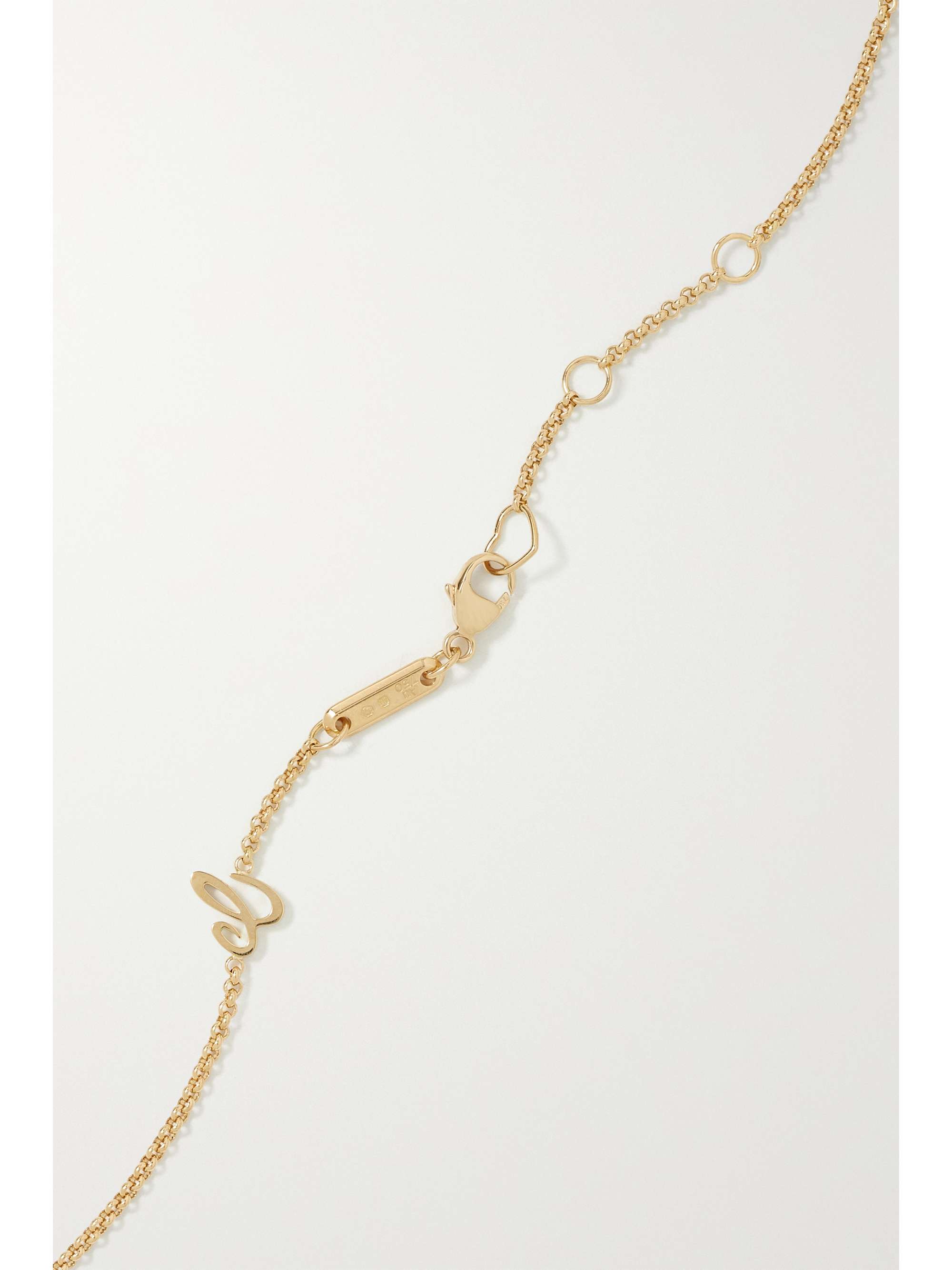 CHOPARD Happy Hearts 18-karat gold diamond necklace