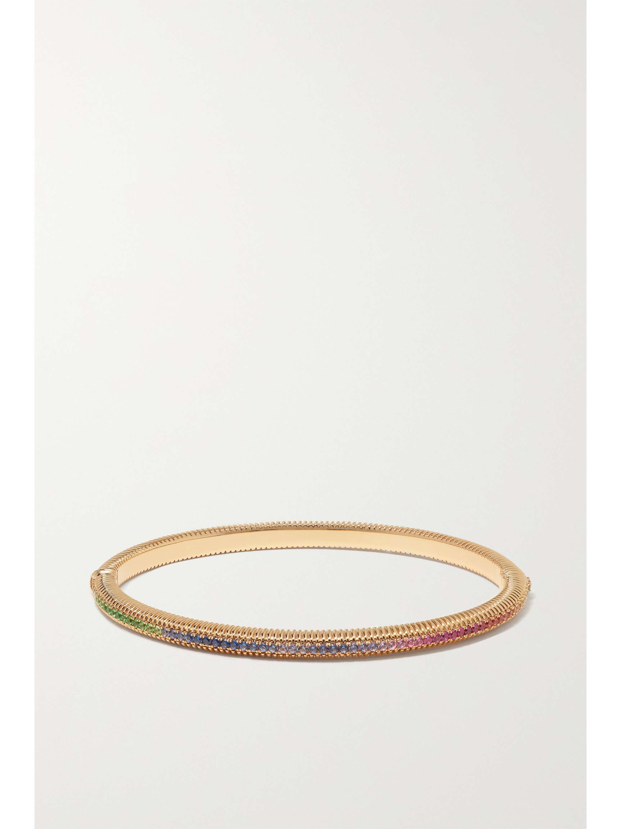 FABERGÉ Colours of Love 18-karat gold multi-stone bangle