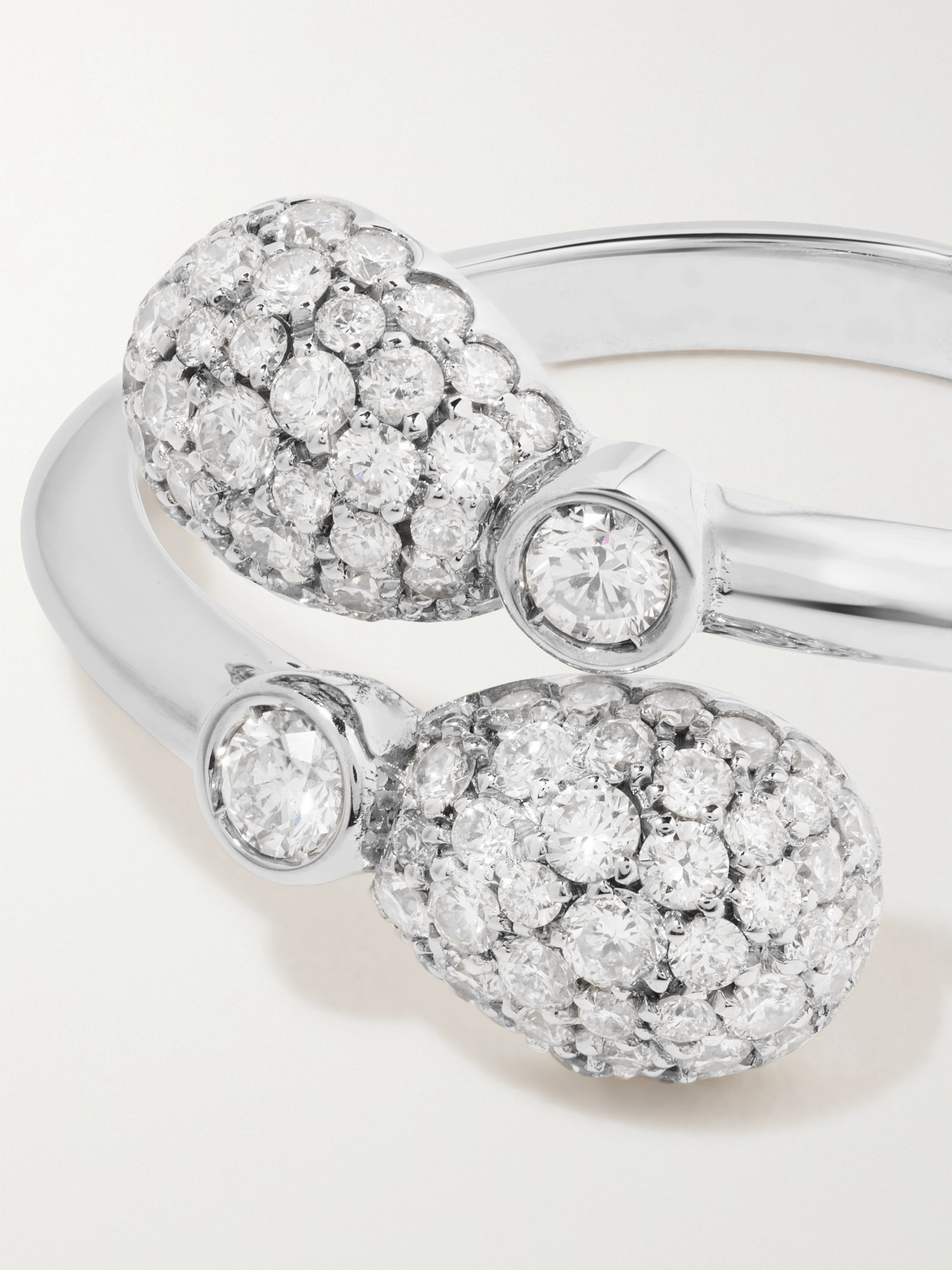 Fabergé Emotion 18-karat White Gold, Diamond And Ruby Ring In Gold