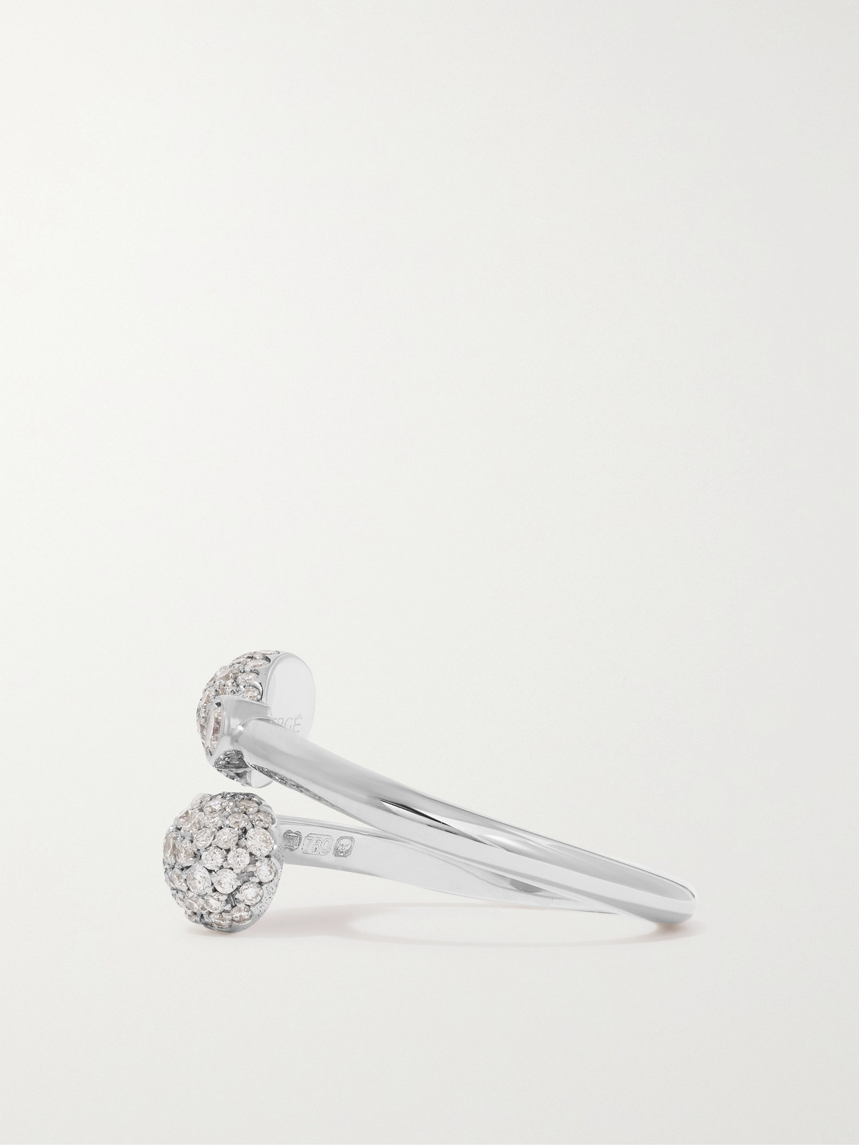 Fabergé Emotion 18-karat White Gold, Diamond And Ruby Ring In Gold