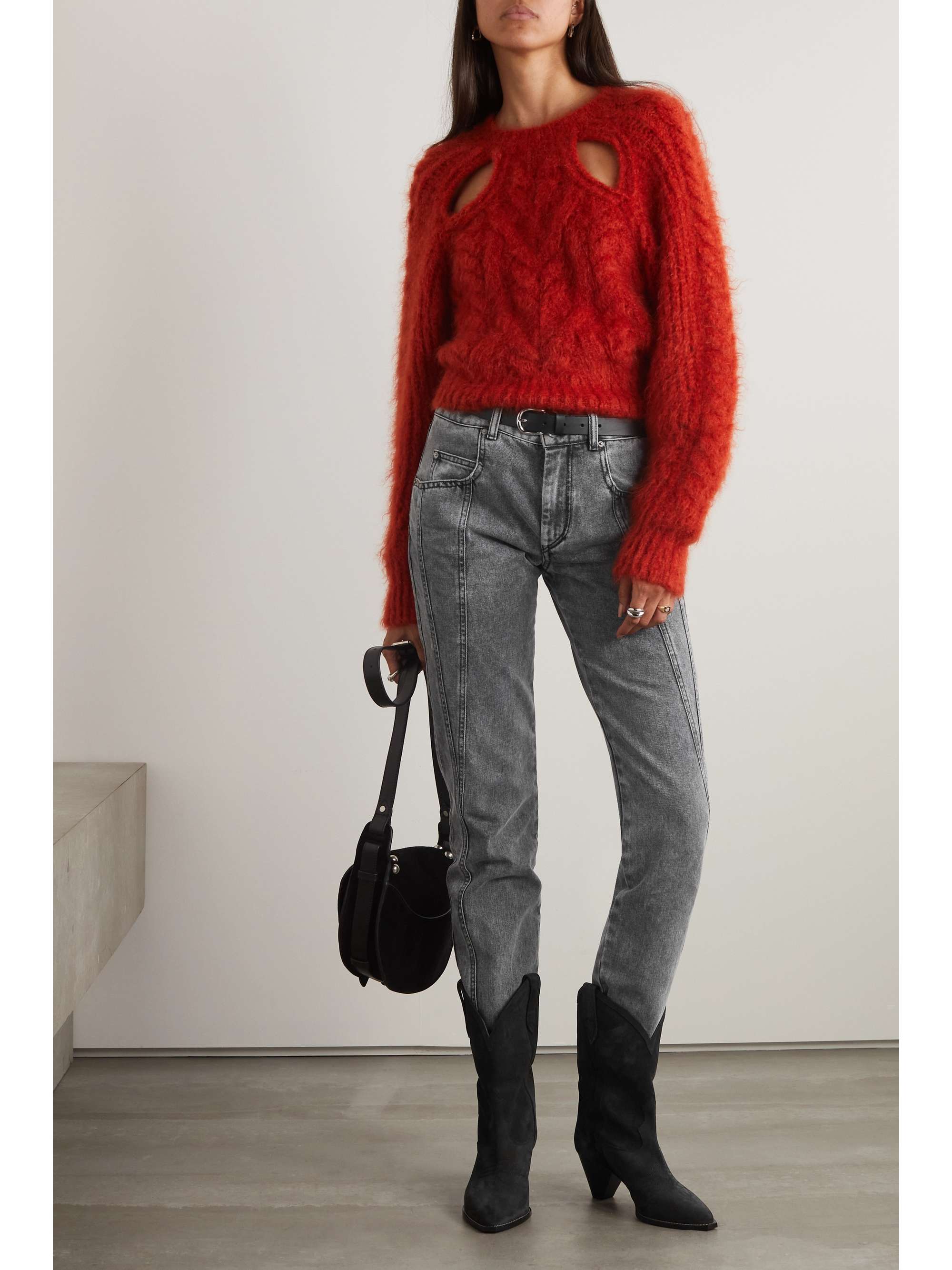 ISABEL MARANT Vikira mid-rise tapered jeans