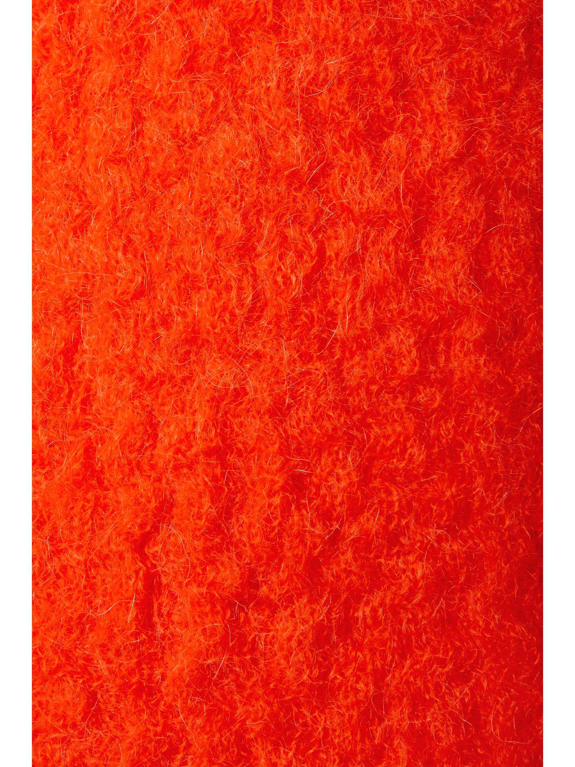 ISABEL MARANT Aria off-the-shoulder brushed knitted mini dress