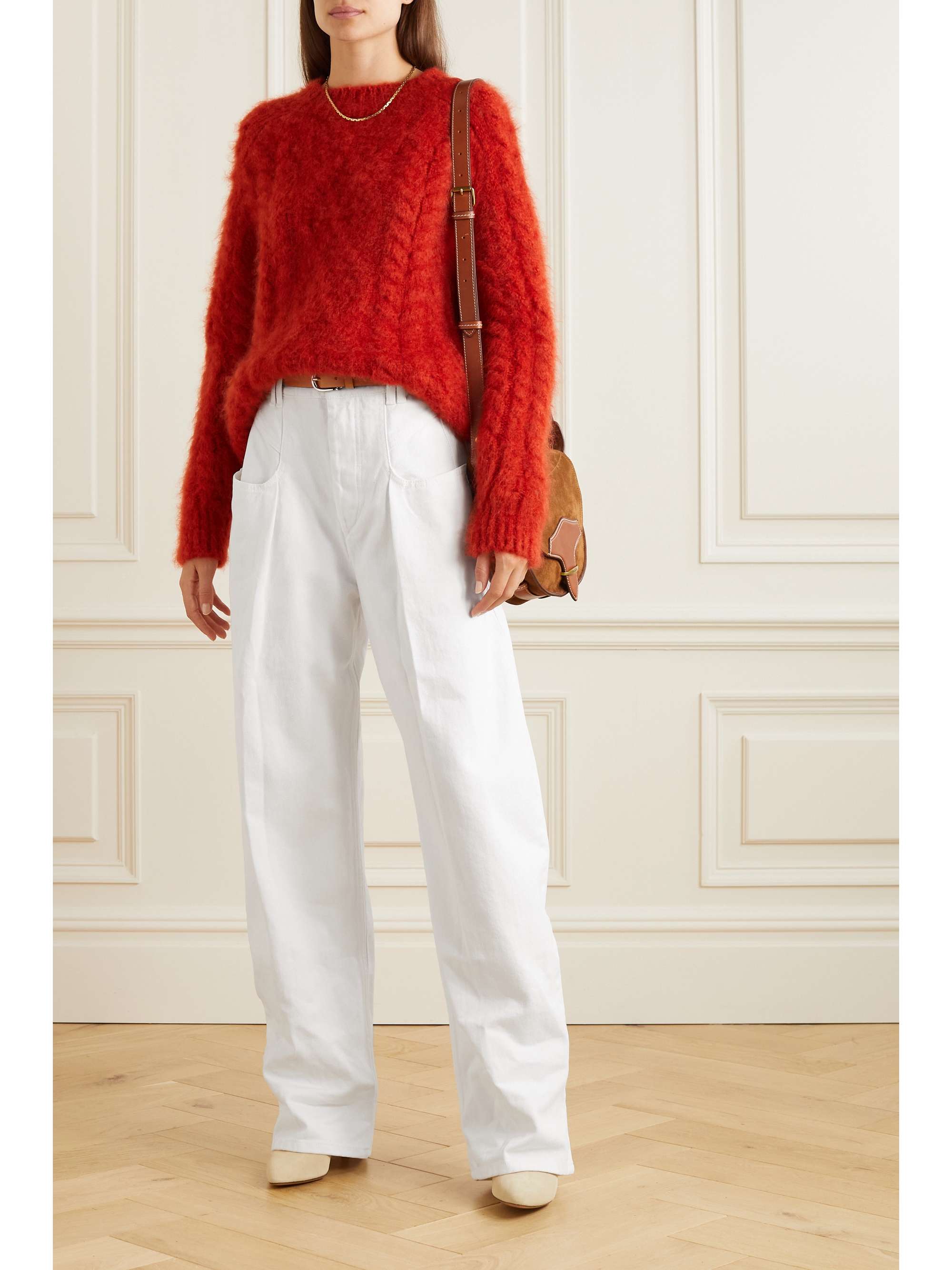 ISABEL MARANT Vetea high-rise tapered jeans