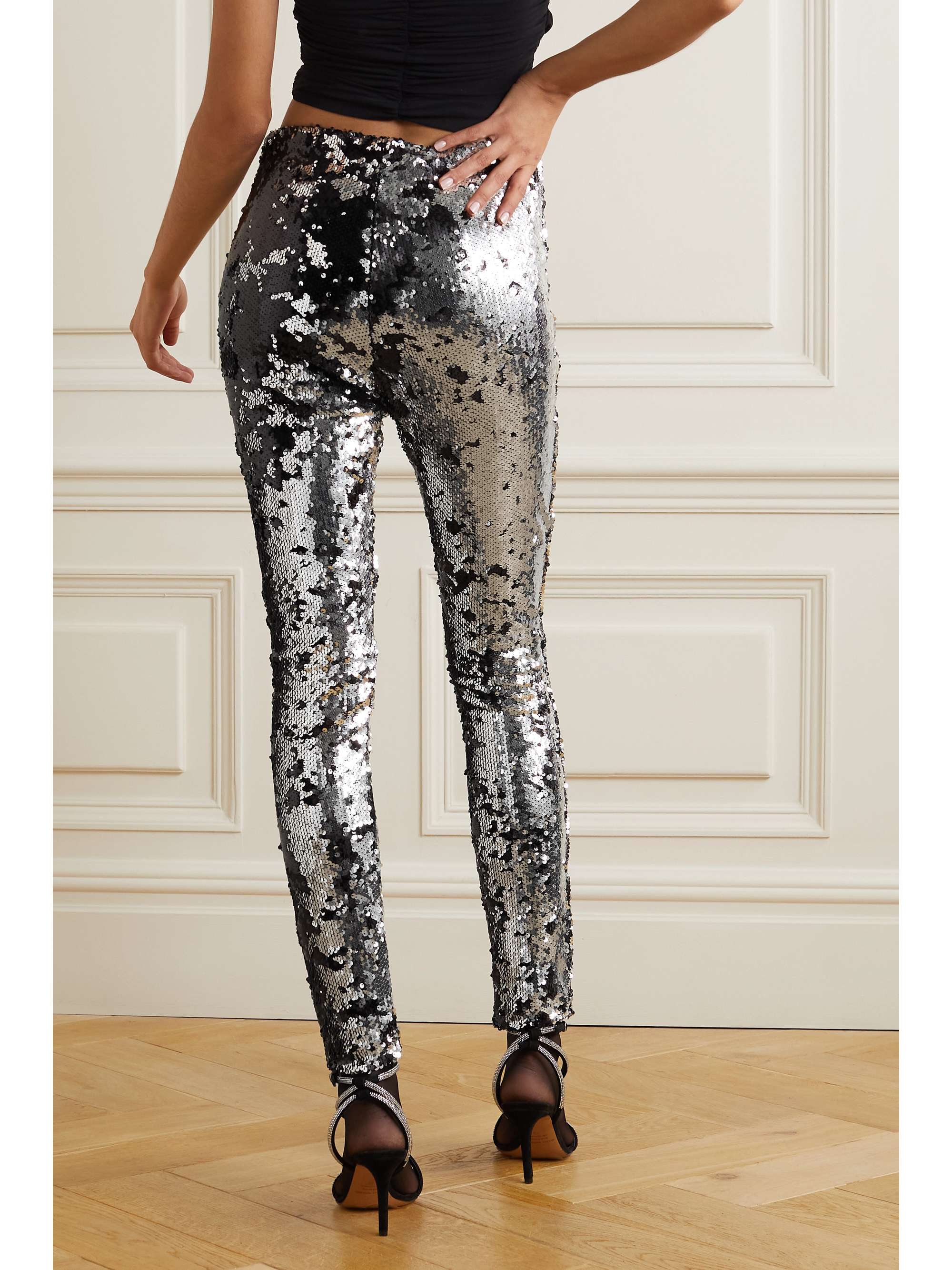 ISABEL MARANT Madilio sequined crepe leggings