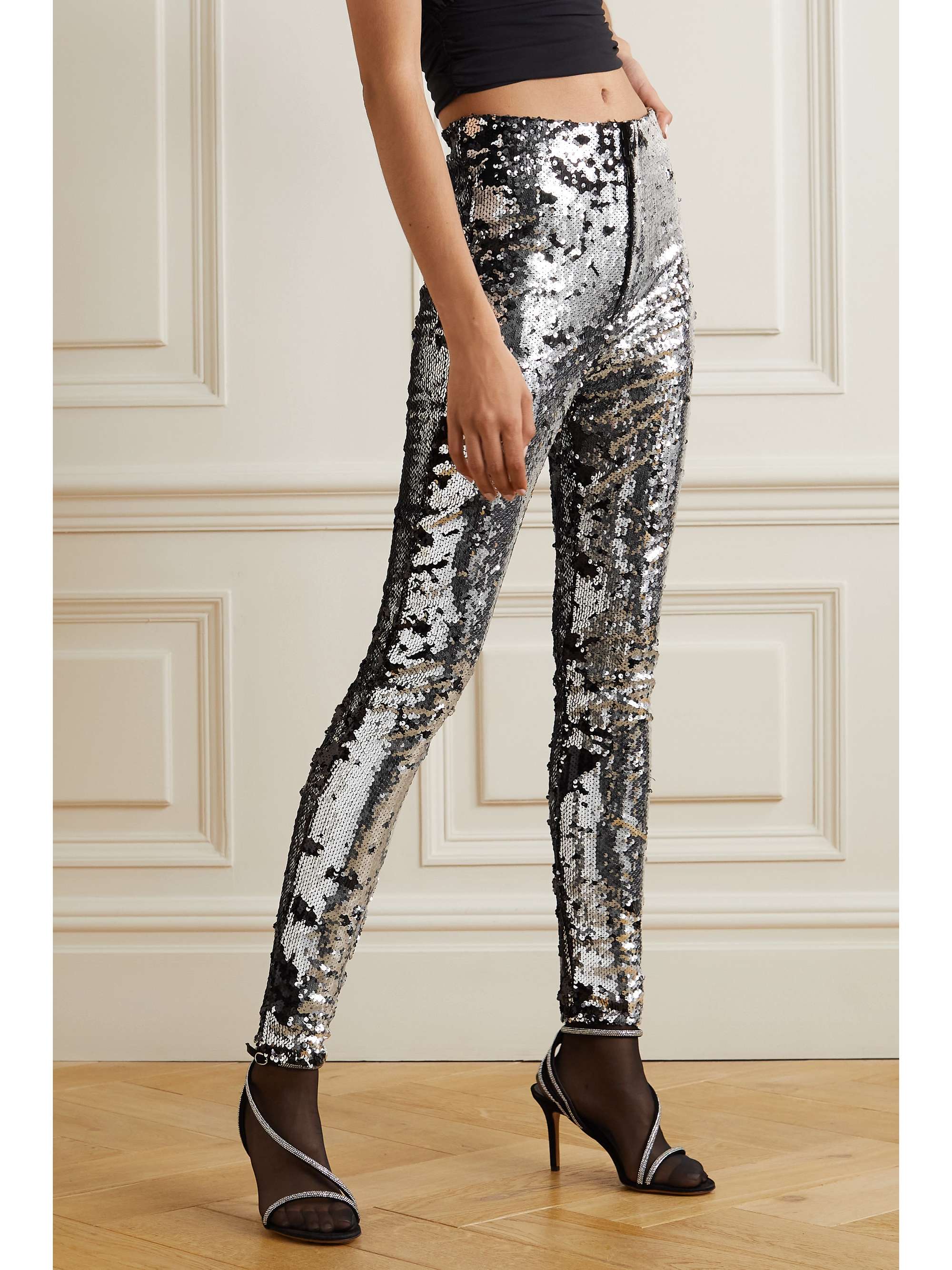 ISABEL MARANT Madilio sequined crepe leggings
