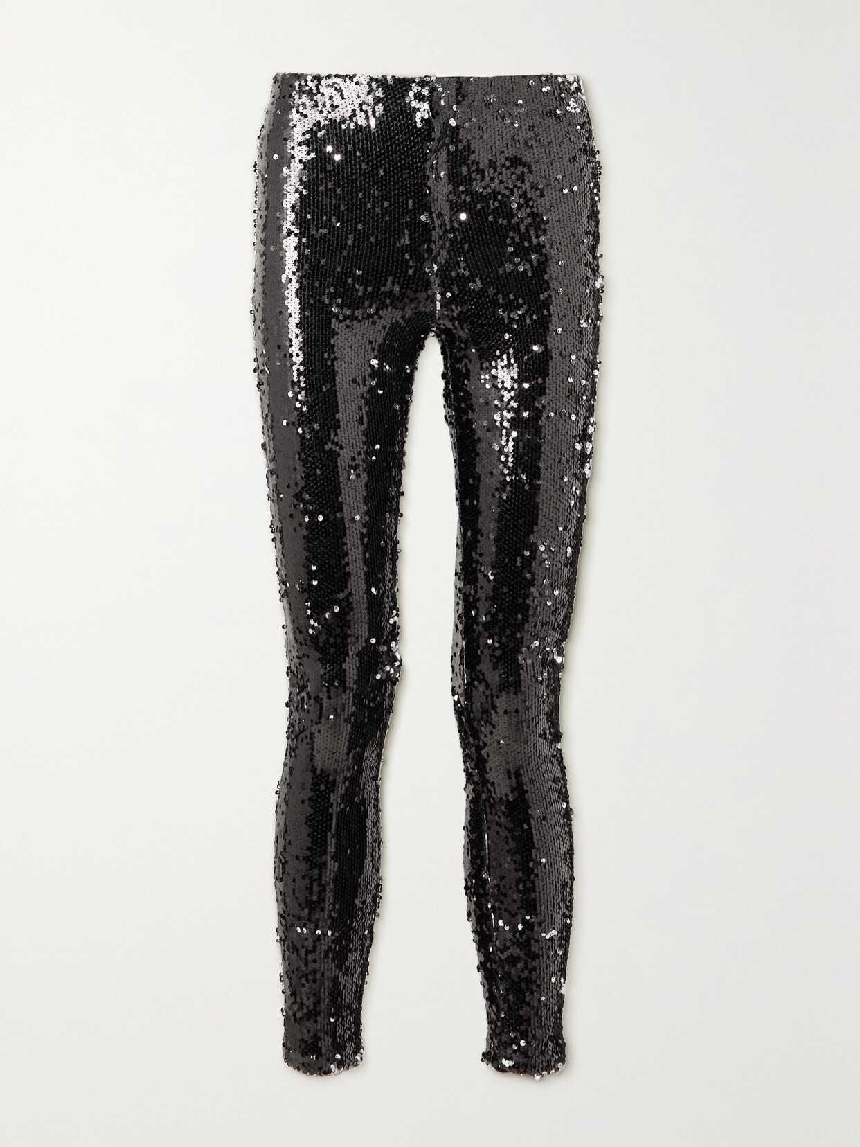 Isabel Marant - Madilio Sequined Crepe Leggings - Silver