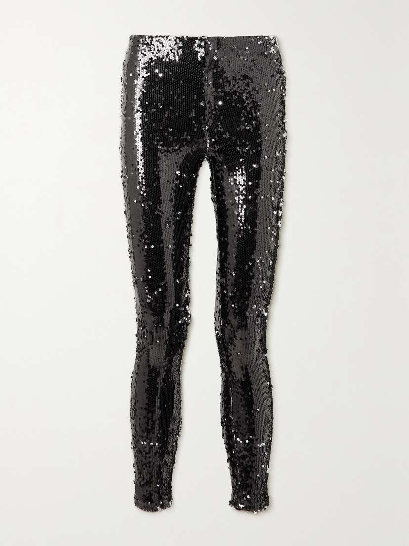 Isabel Marant Madilio Sequined Crepe Leggings