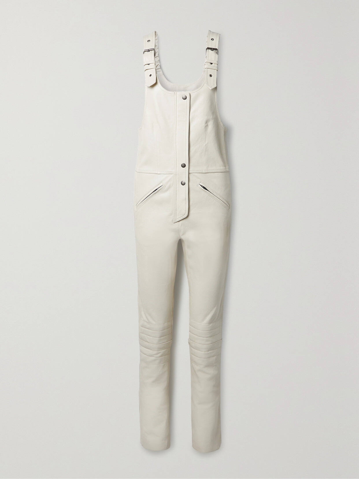 Isabel Marant - Apolina Leather Jumpsuit - Ecru