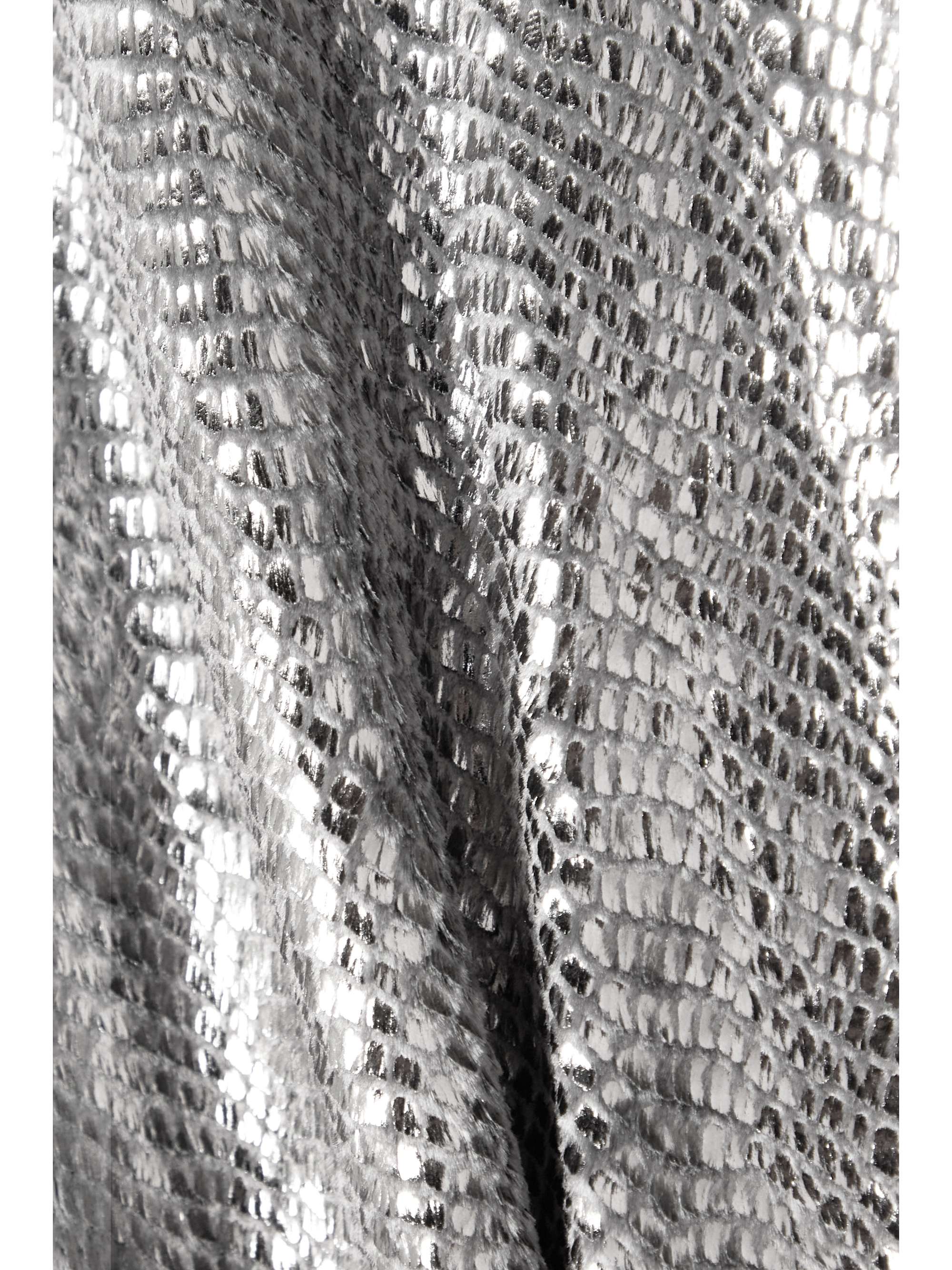 ISABEL MARANT Courtneya wrap-effect lamé midi dress