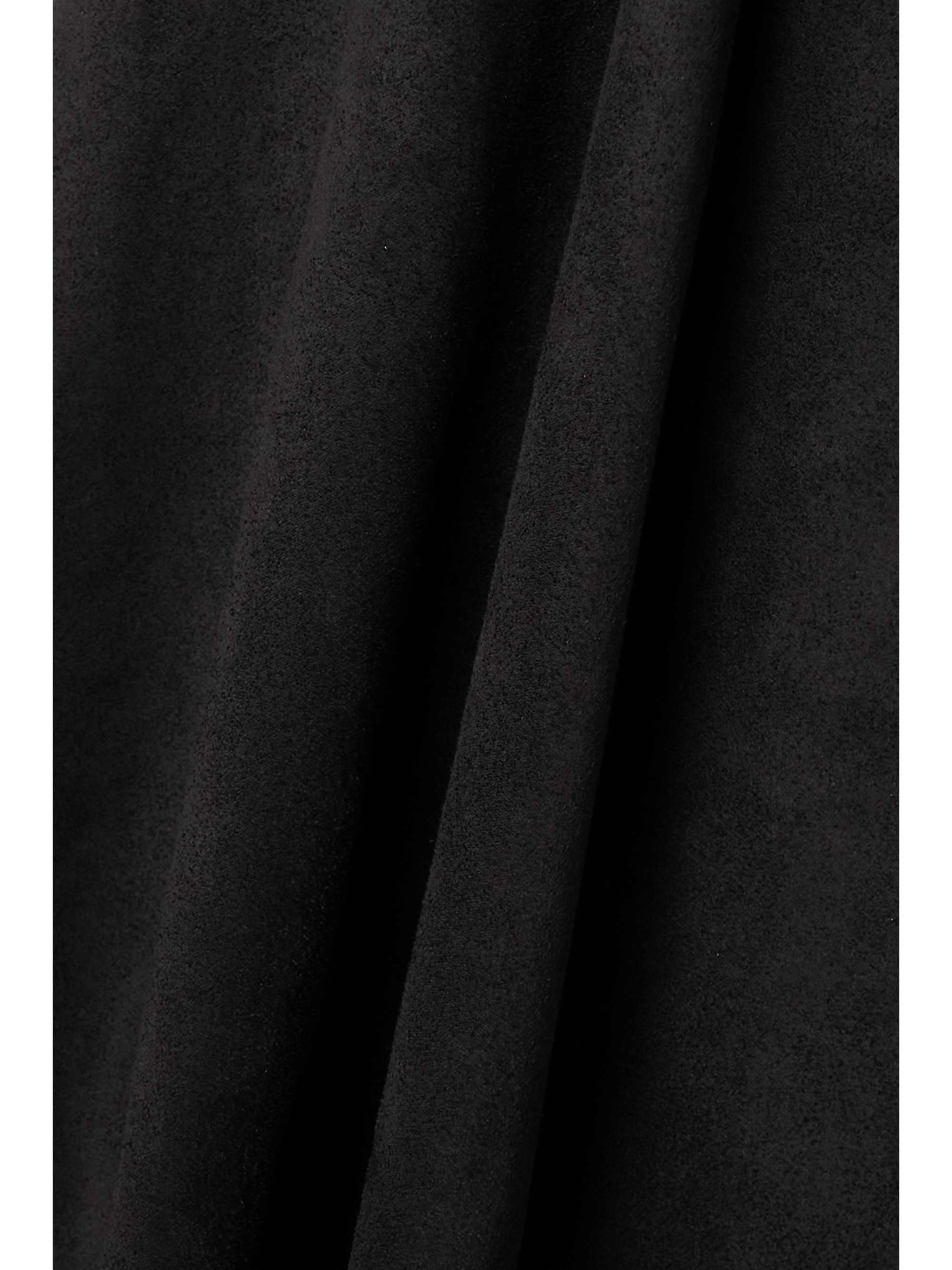 ISABEL MARANT Calypso draped vegan suede halterneck midi dress