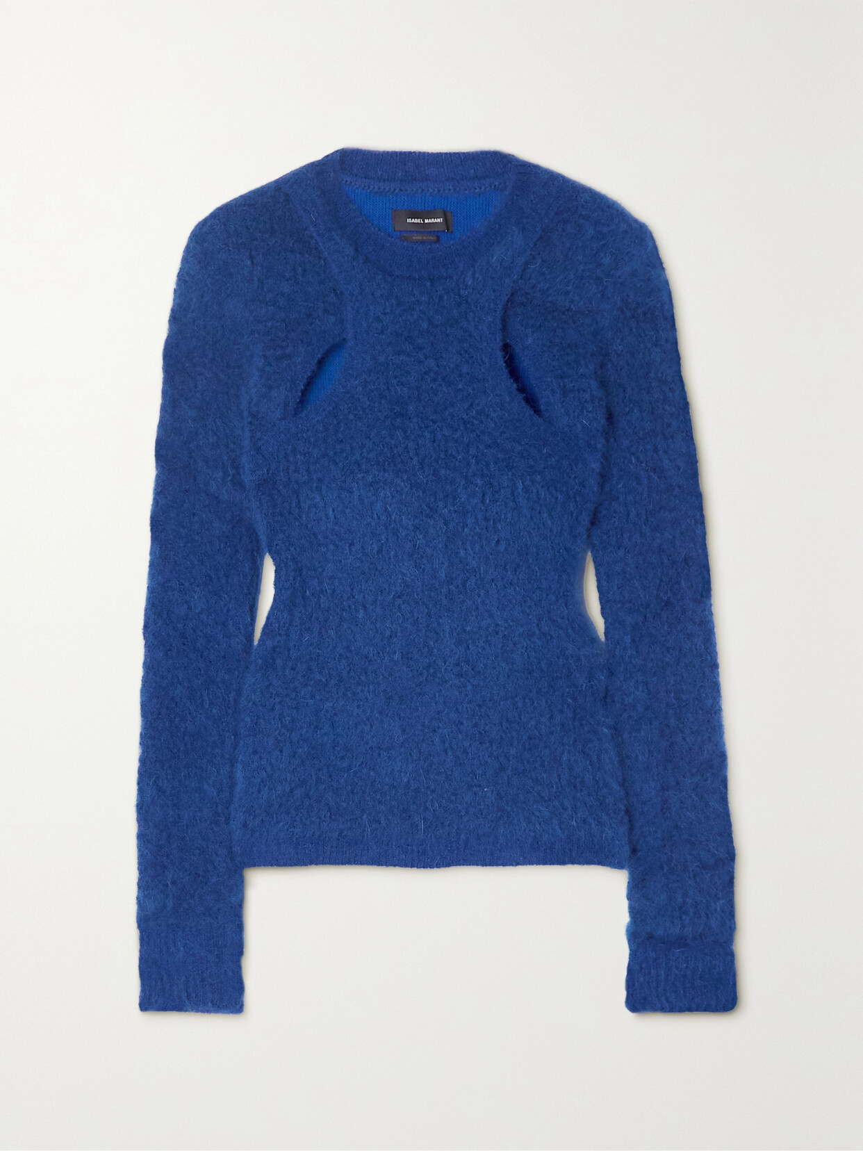 ISABEL MARANT ALFORD CUTOUT MOHAIR-BLEND SWEATER