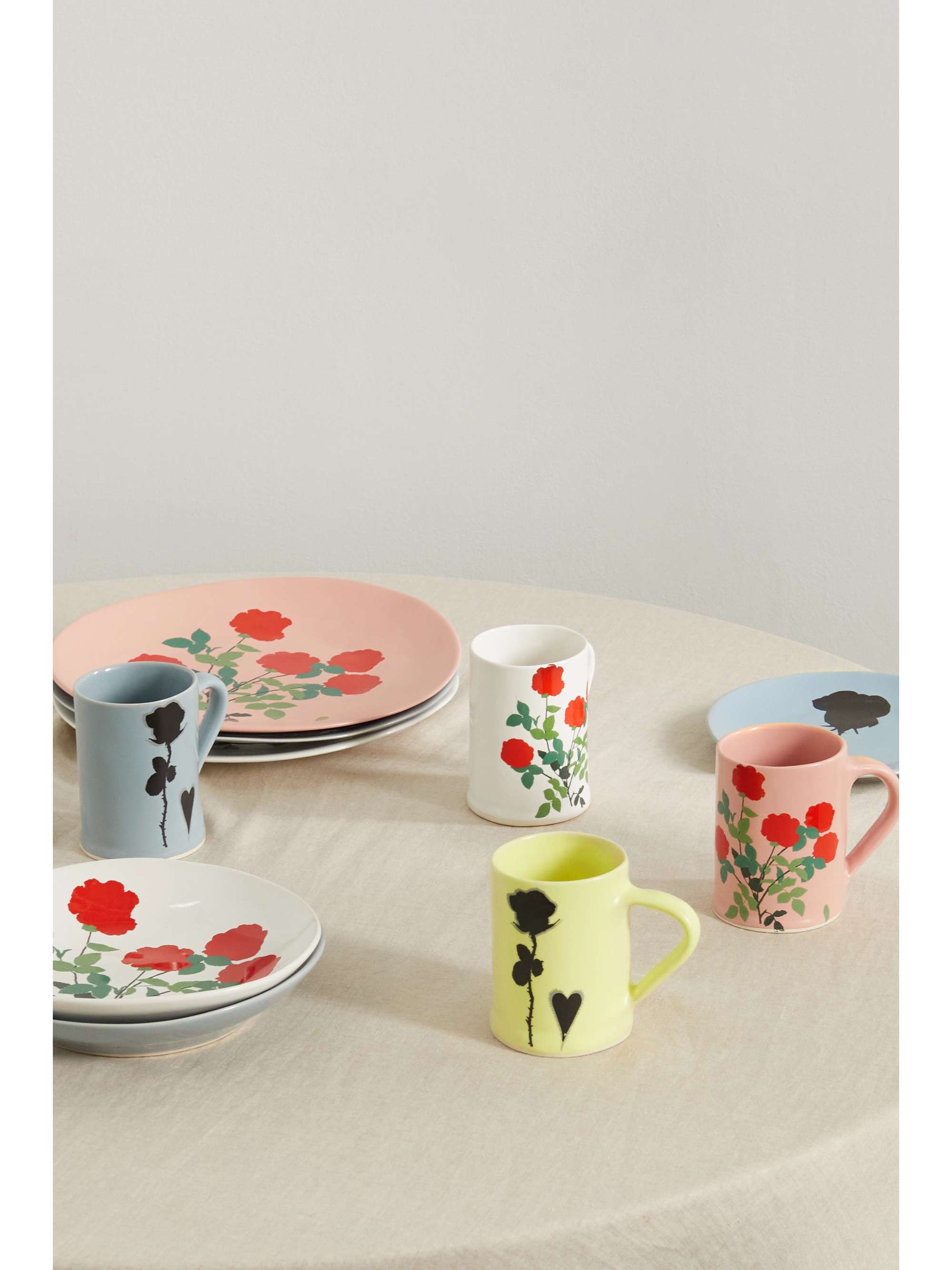 BERNADETTE Set of four ceramic mugs NETAPORTER