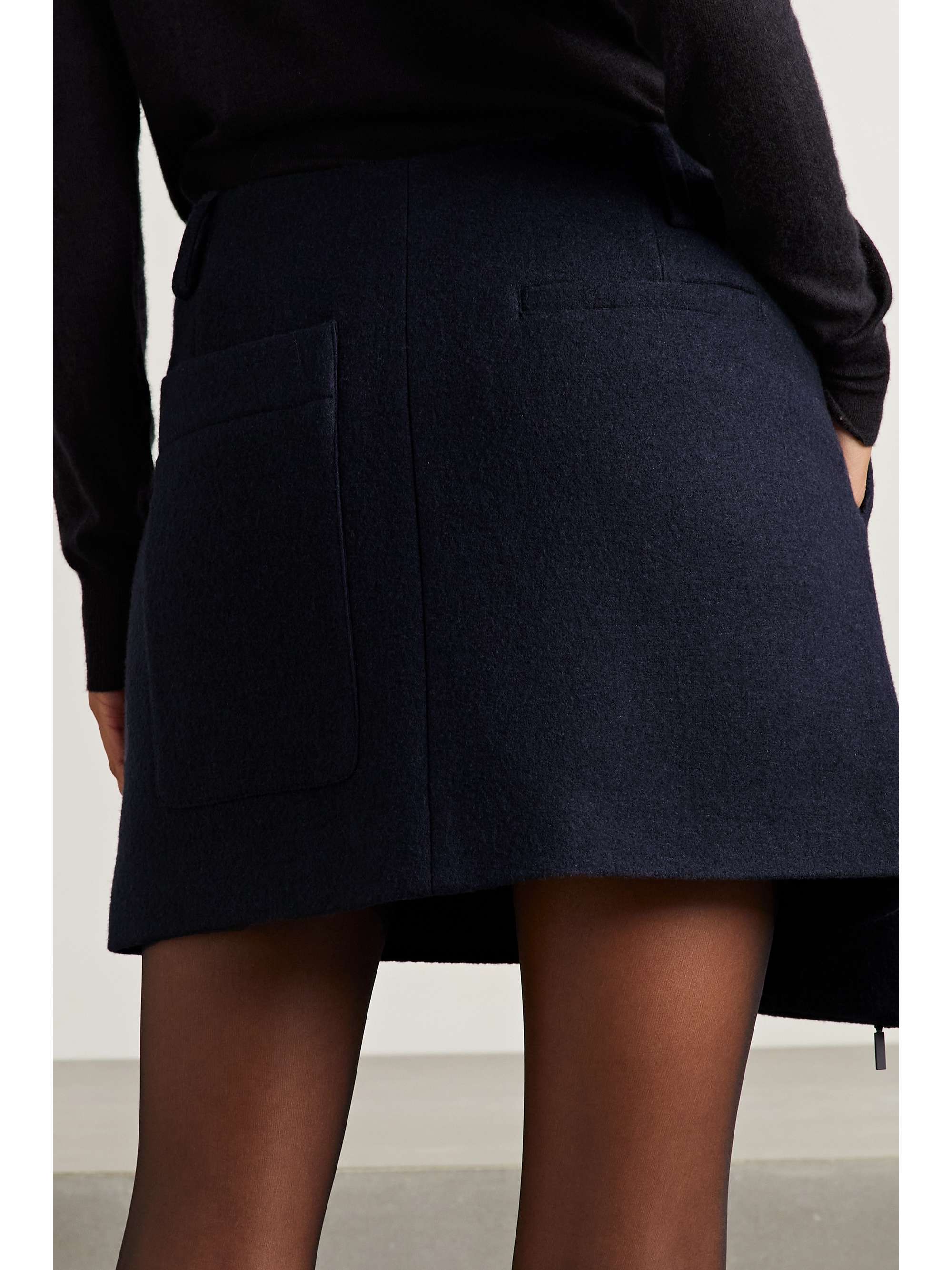 TIBI Wool-blend mini skirt