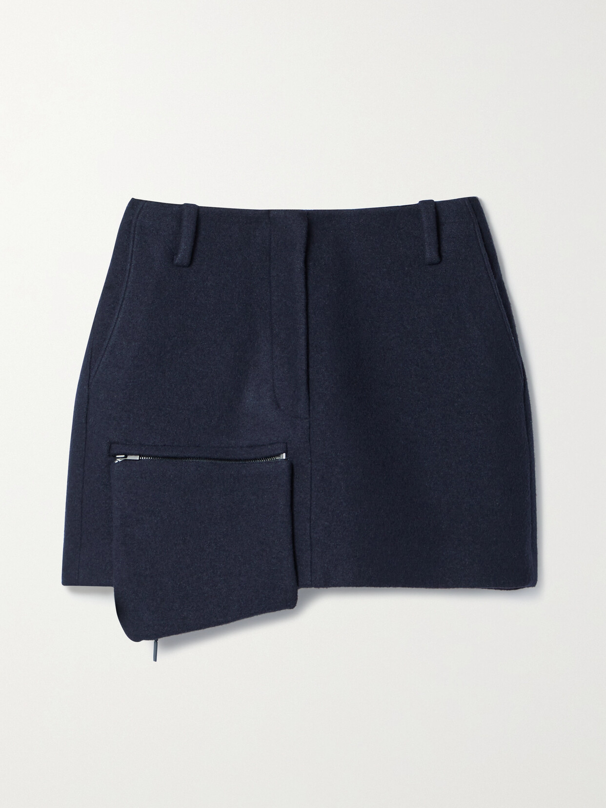 Tibi Wool-blend Mini Skirt