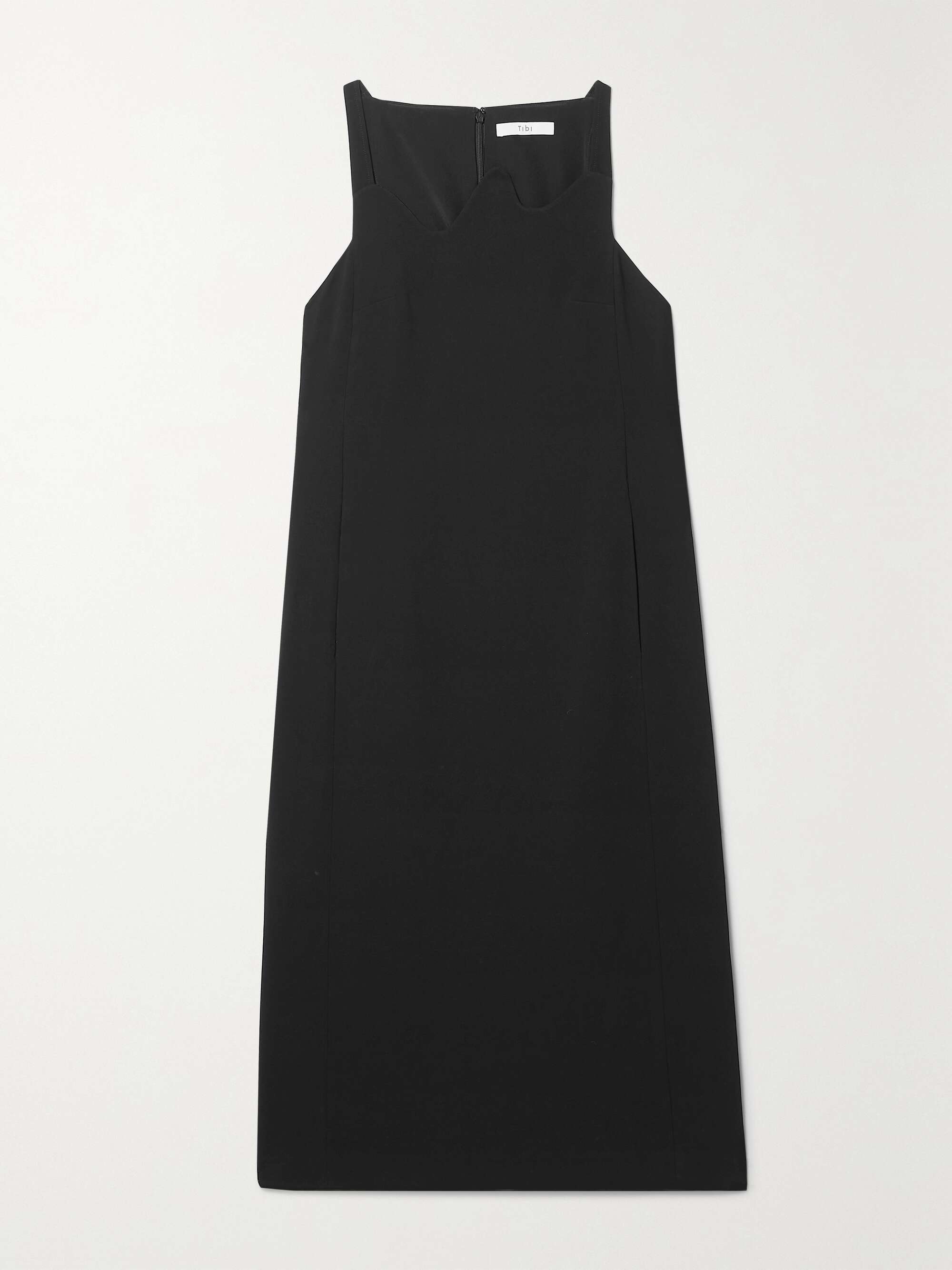 TIBI Crepe midi dress NET A PORTER